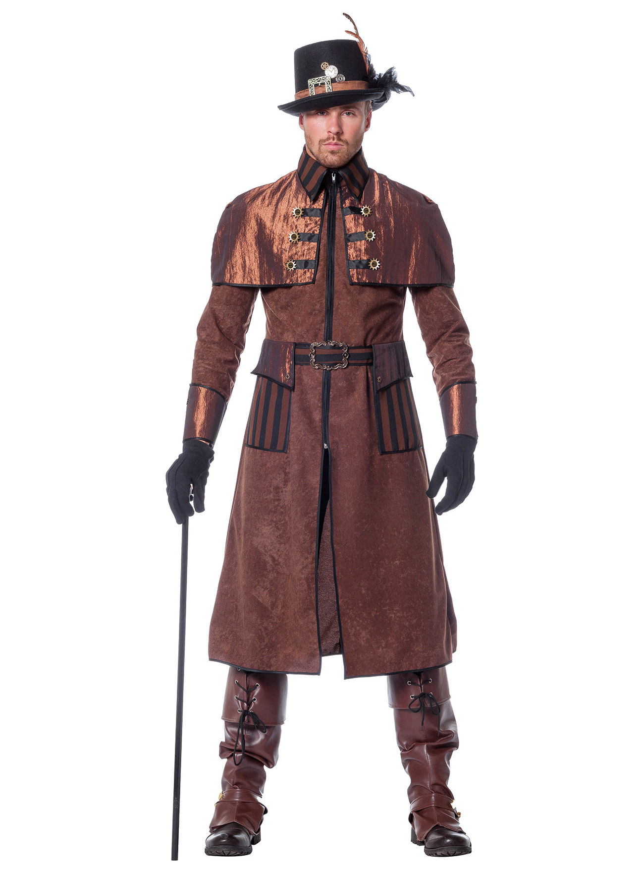 Edle Steampunk Herrenjacke