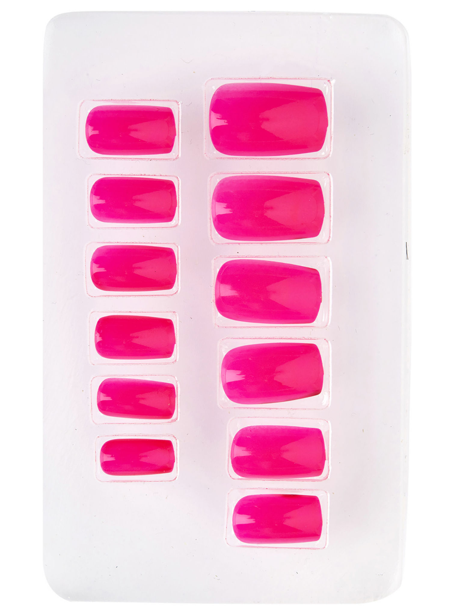Ombre Fingernägel neonpink