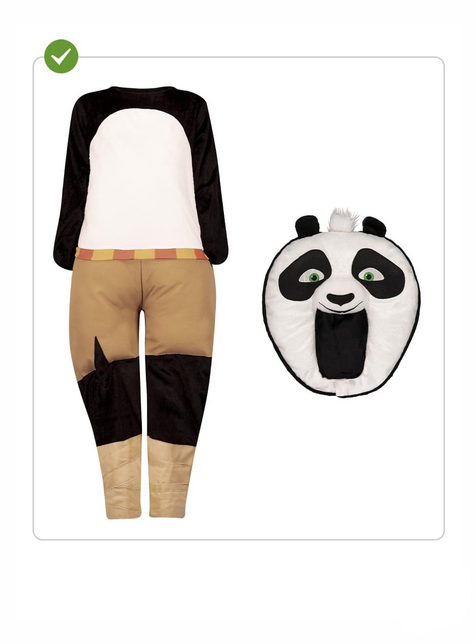 Kung Fu Panda Kostüm für Kinder
