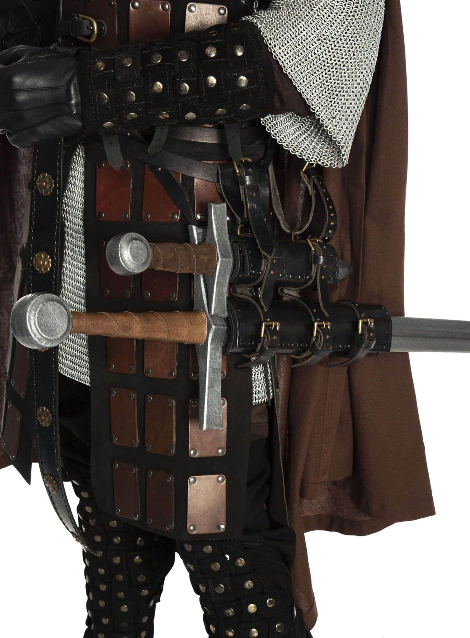 Schwerthalter doppelt, schwarz - Rorik