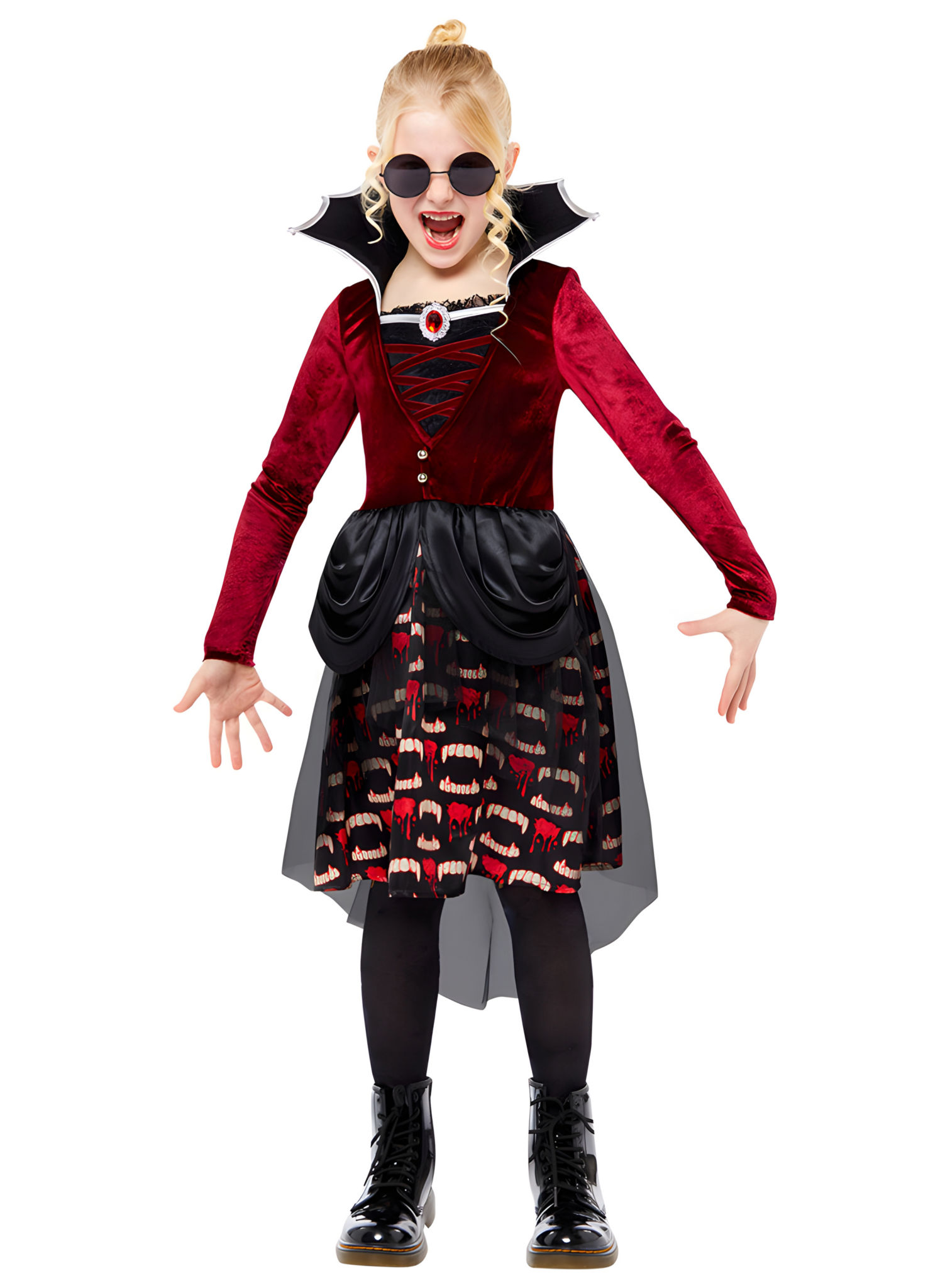 Vampir Prinzessin Ella Kostüm für Mädchen