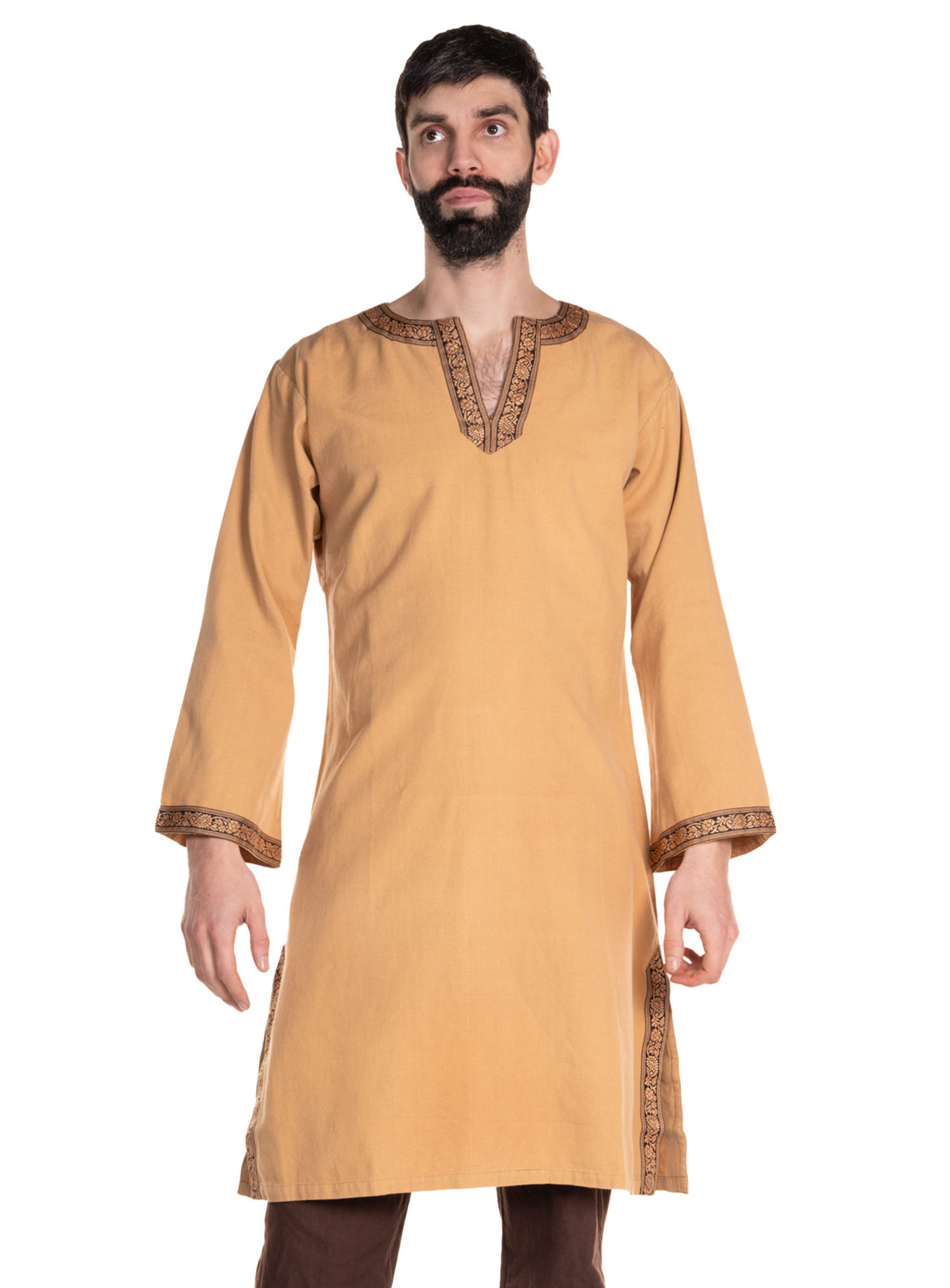 Mittelalter Tunika mit Borte - Roderic