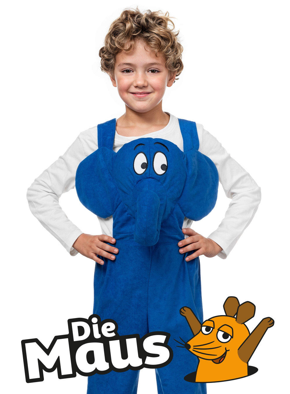Die Sendung mit der Maus - Elefant Kostüm für Kinder