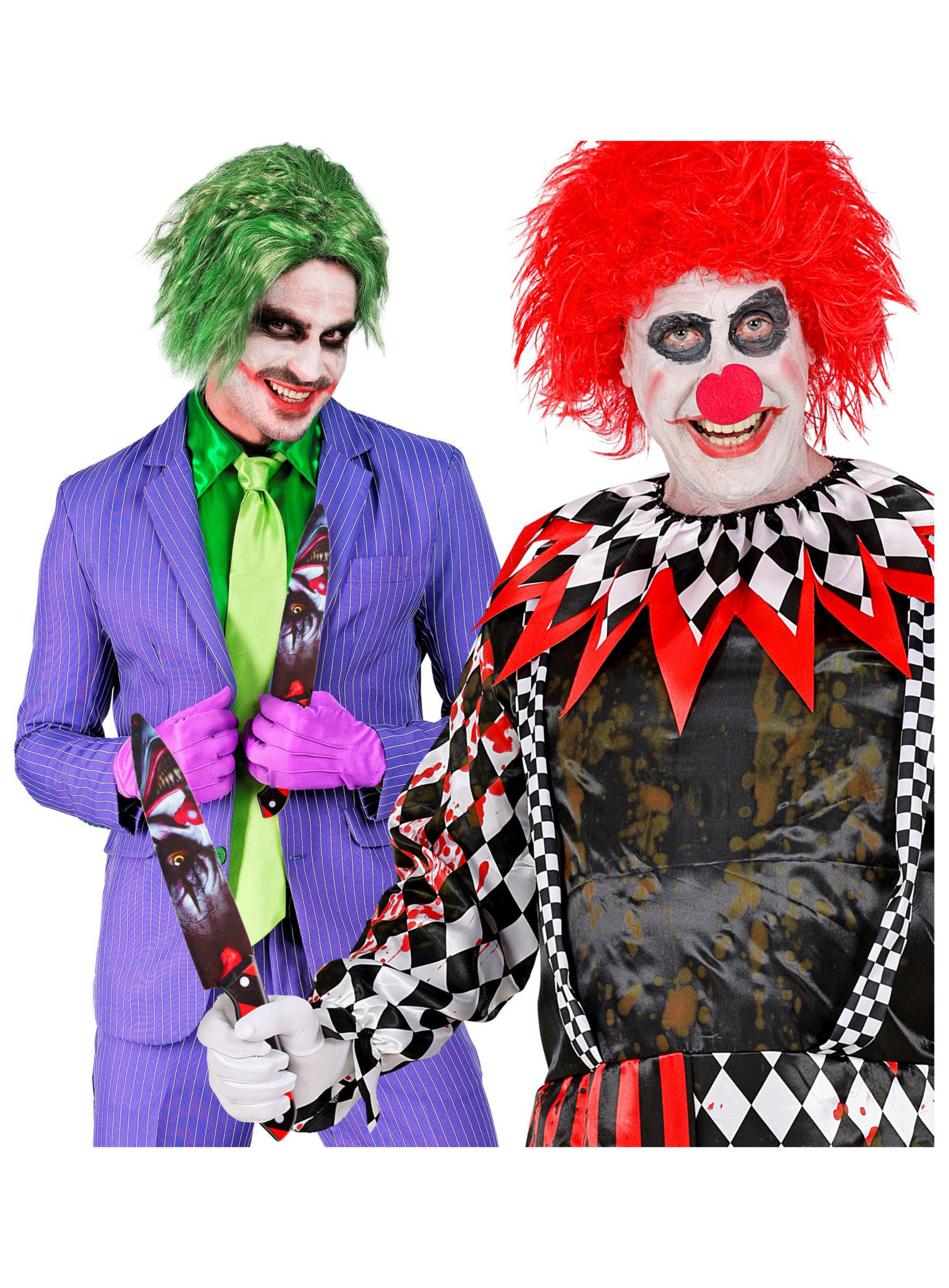 Horror Clown Messer – Spielzeugwaffe 31 cm