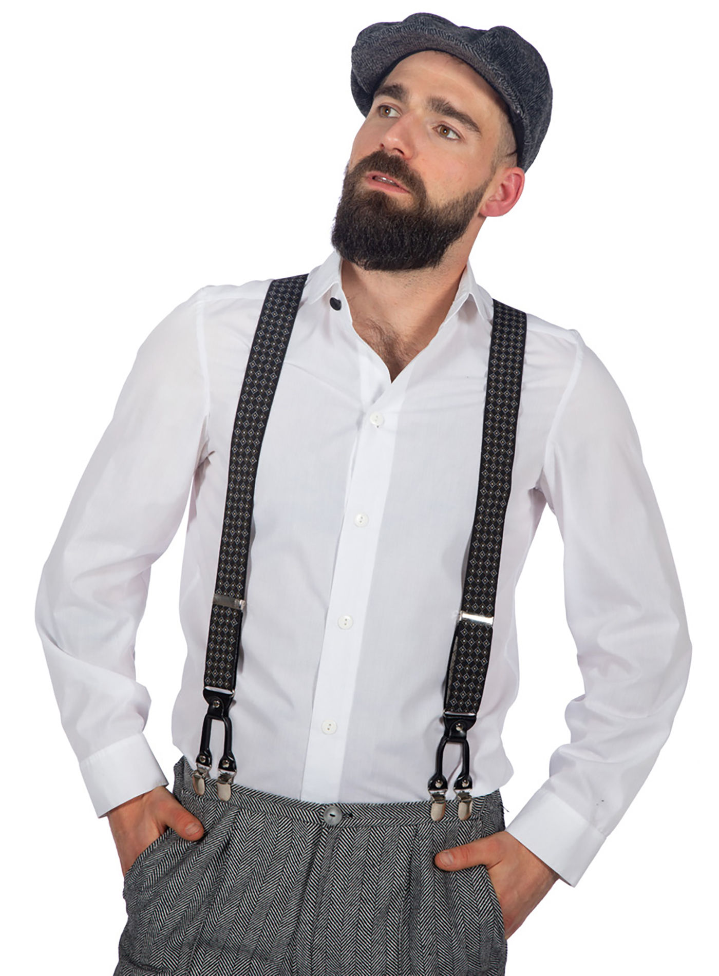 Gentleman Hosenträger kariert