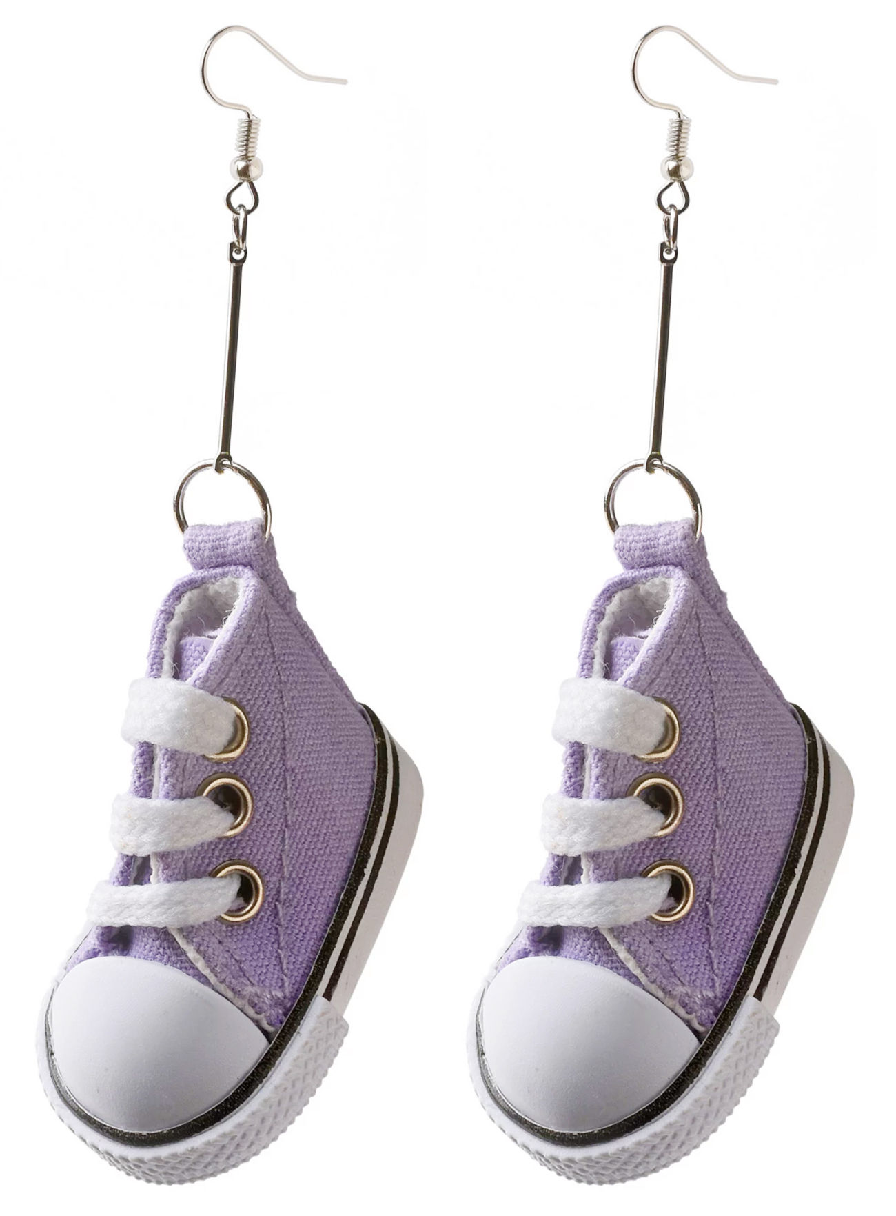 Sneaker Ohrringe lila