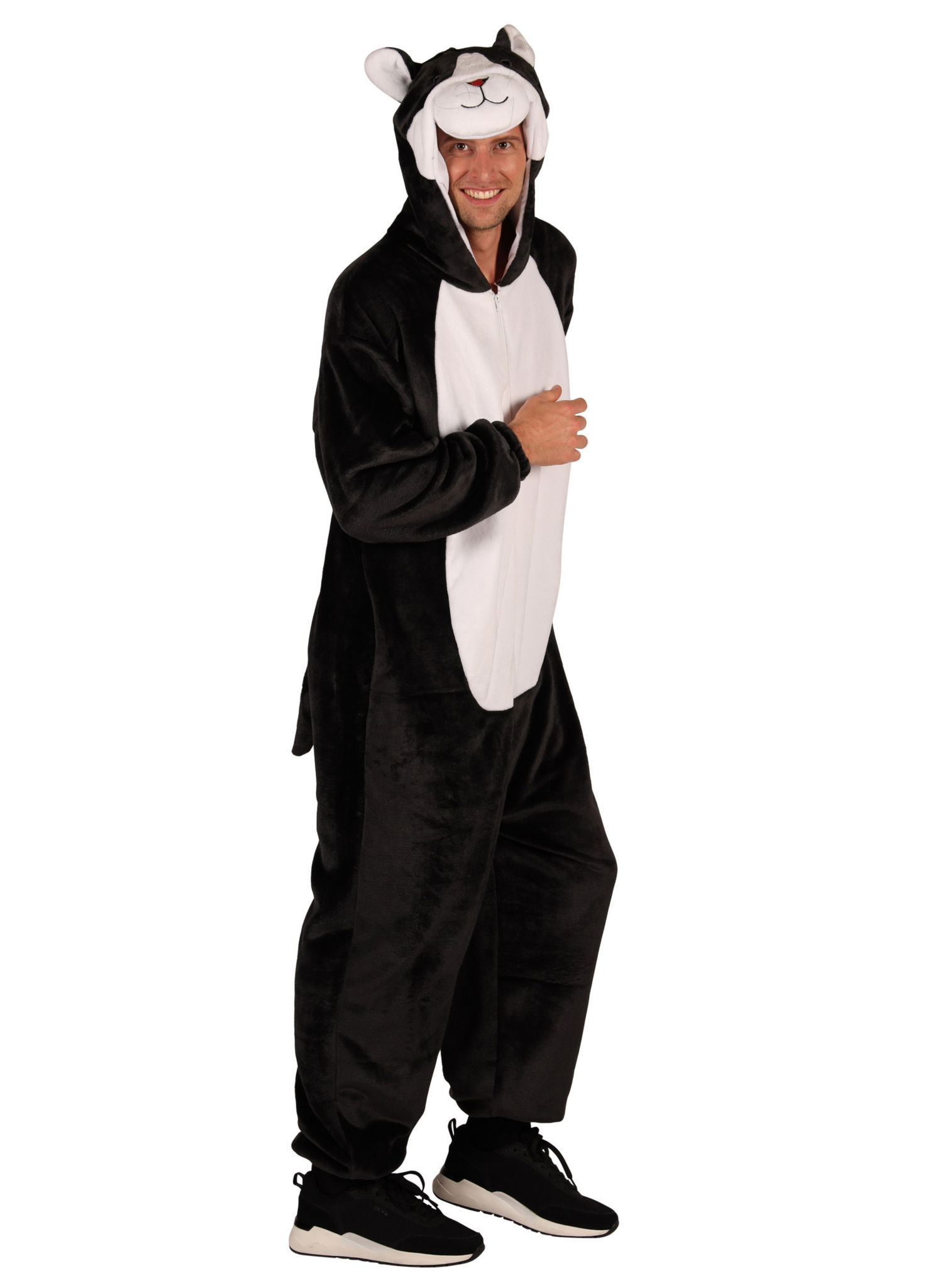 Katten jumpsuit voor volwassenen
