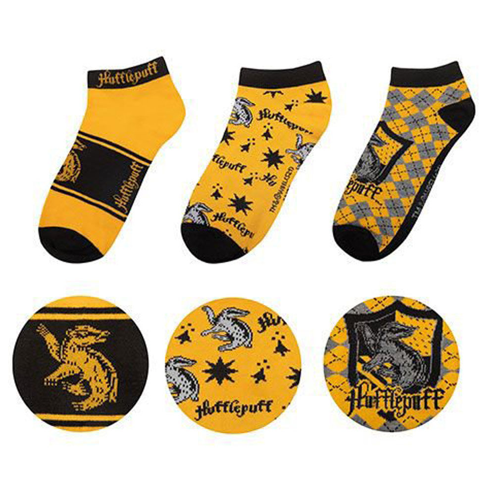 Harry Potter - Knöchelsocken 3er-Pack Hufflepuff