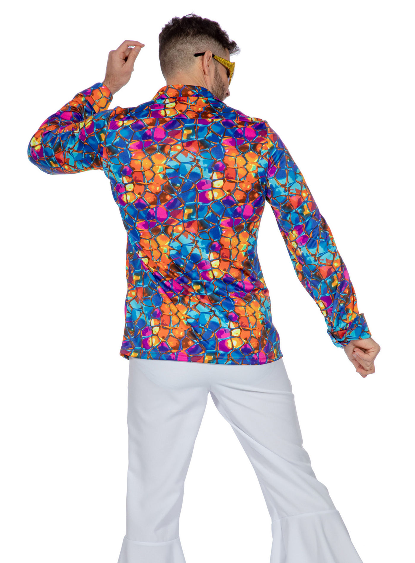 70er Jahre Hemd Tropic Kaleidoscopic