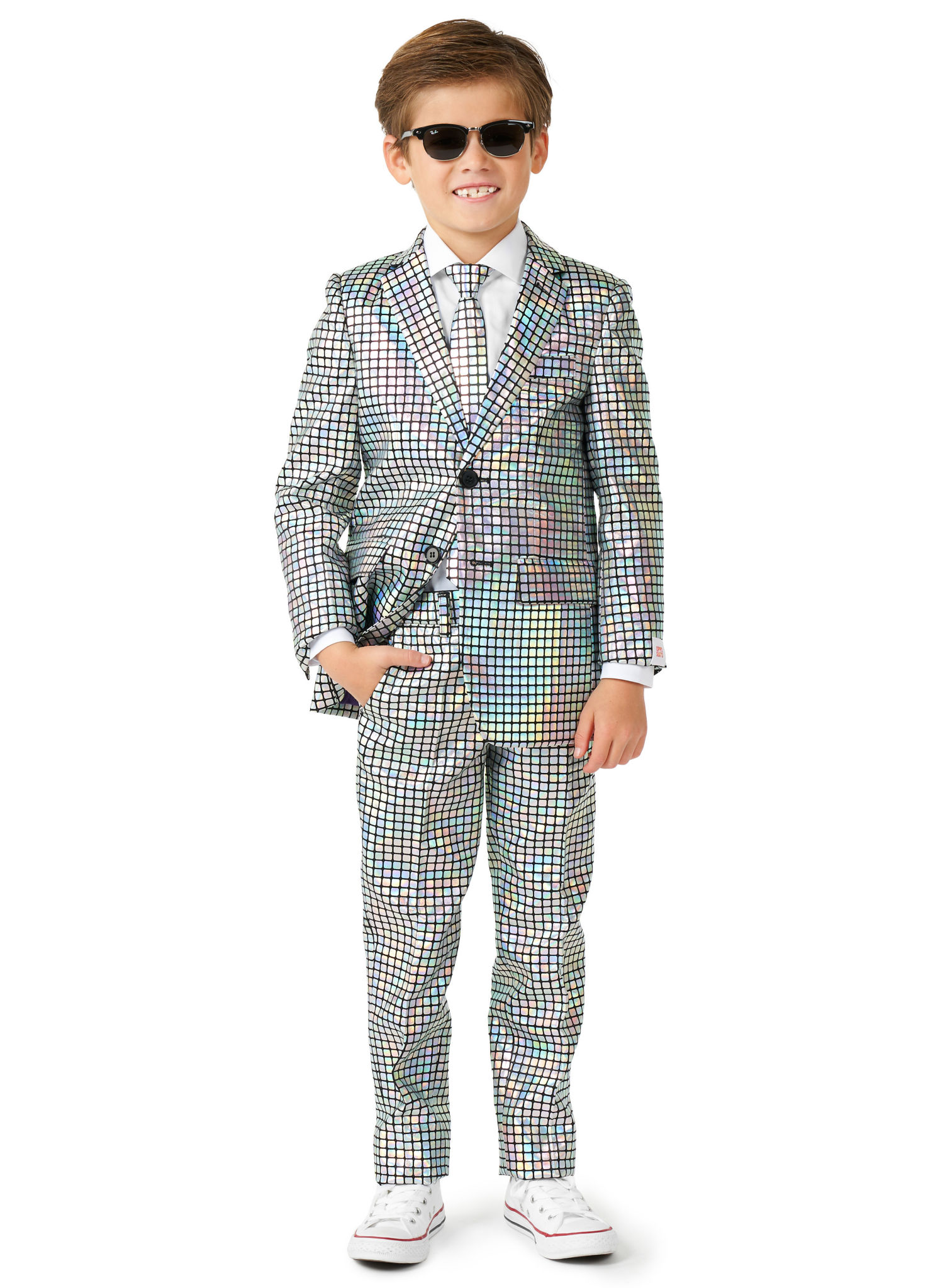 OppoSuits Boys Discoballer Anzug für Kinder