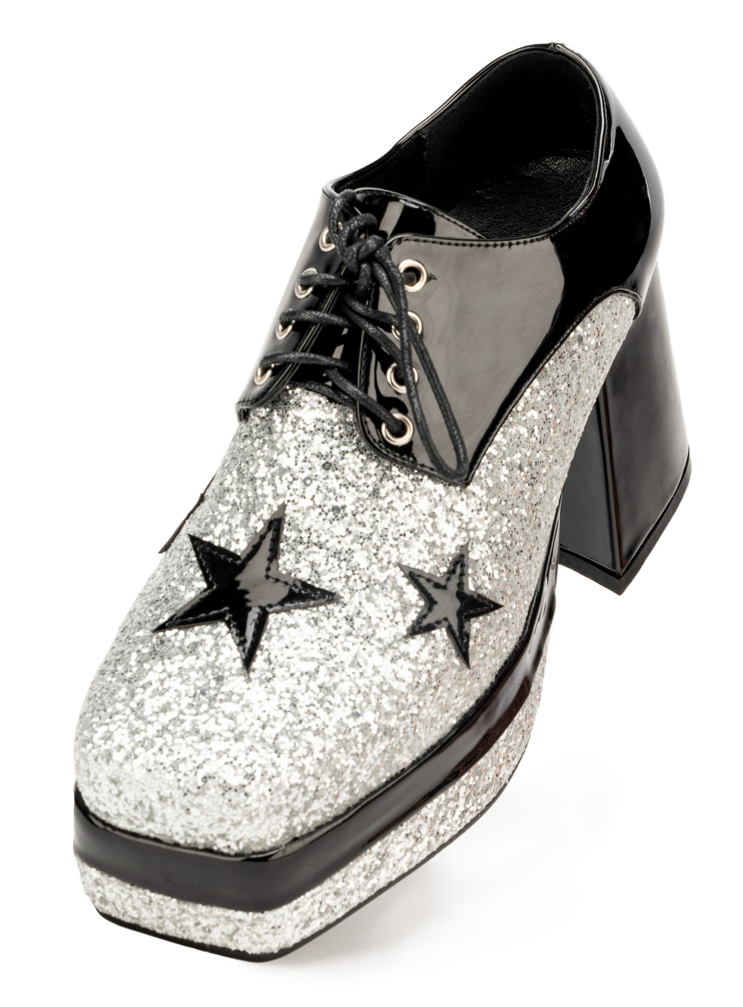 Disco Schuhe silber-schwarz