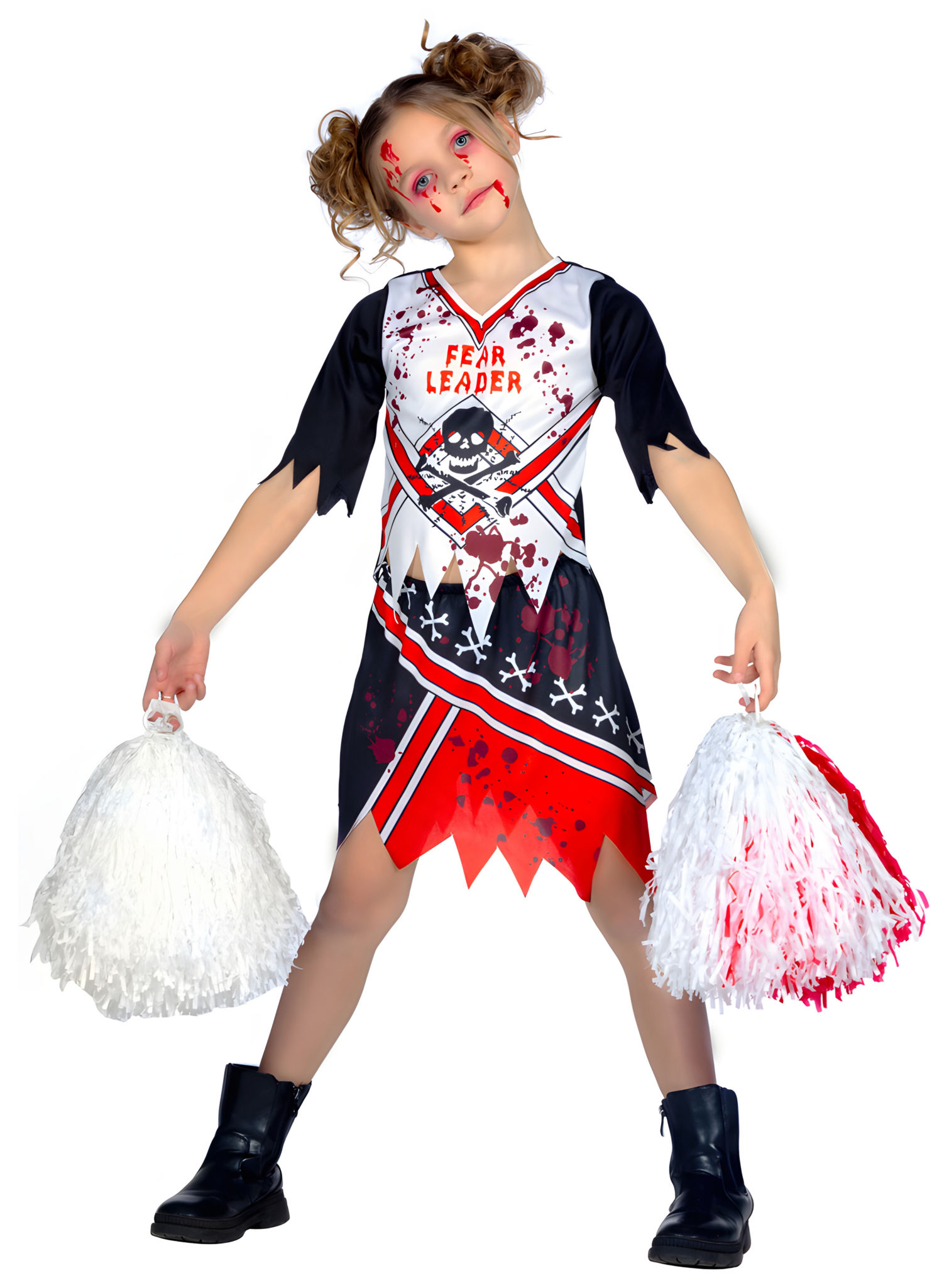 Fearleader Cheerleaderin Kostüm für Mädchen