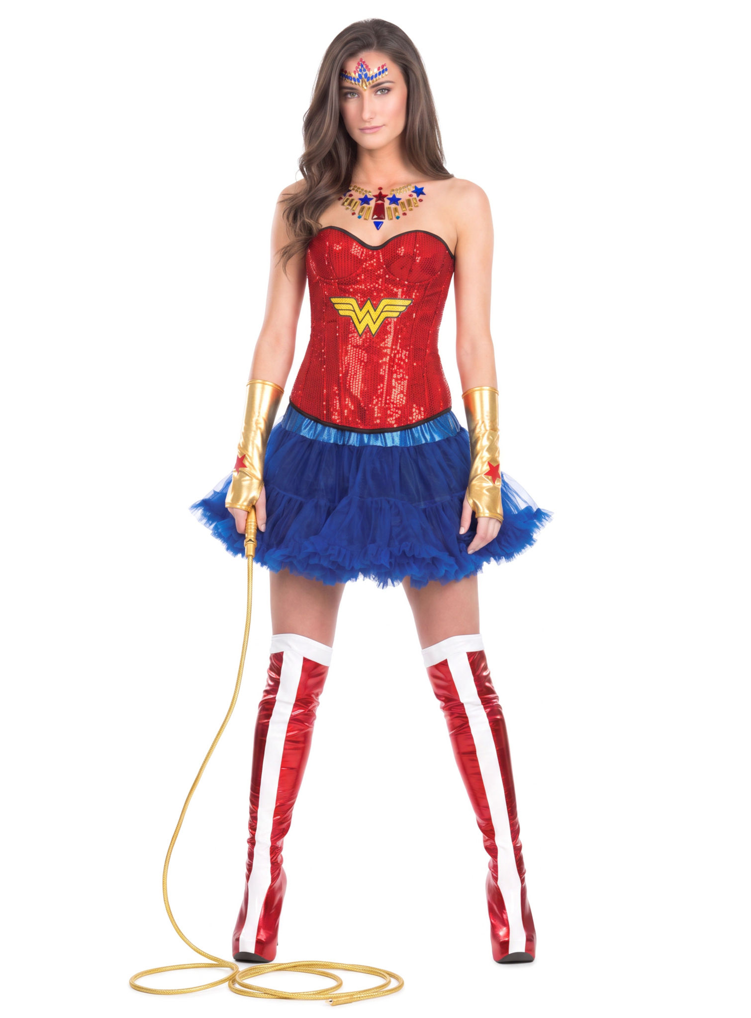 Wonder Woman Pailletten Corsage
