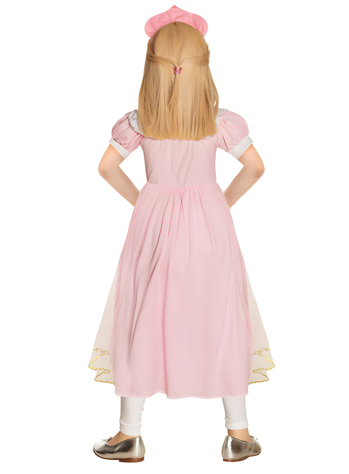 Rosa Märchenrprinzessin Kostüm für Kinder