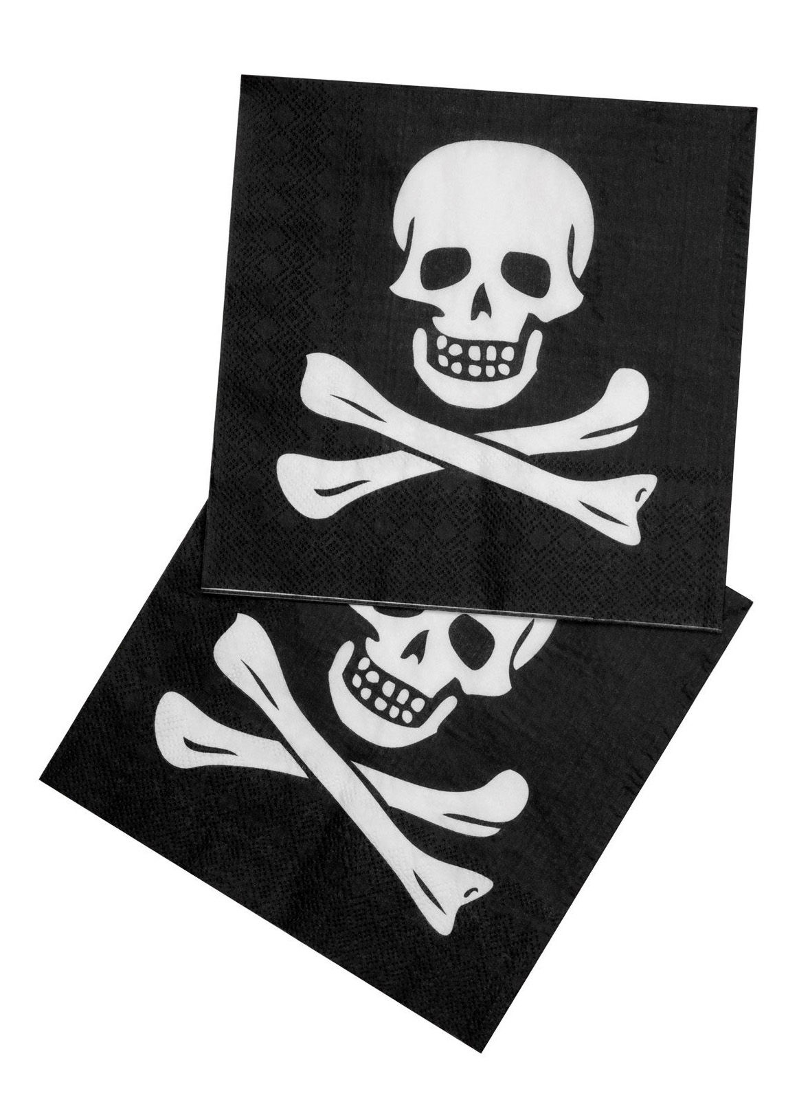 Jolly Roger Piraten Servietten 12 Stück