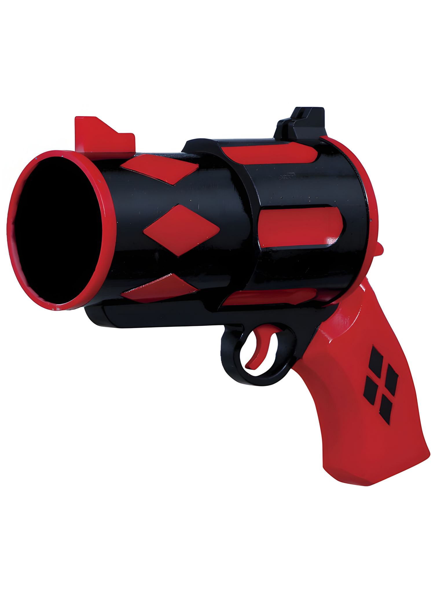 Crazy Harlekin-pistool rood – 20 cm