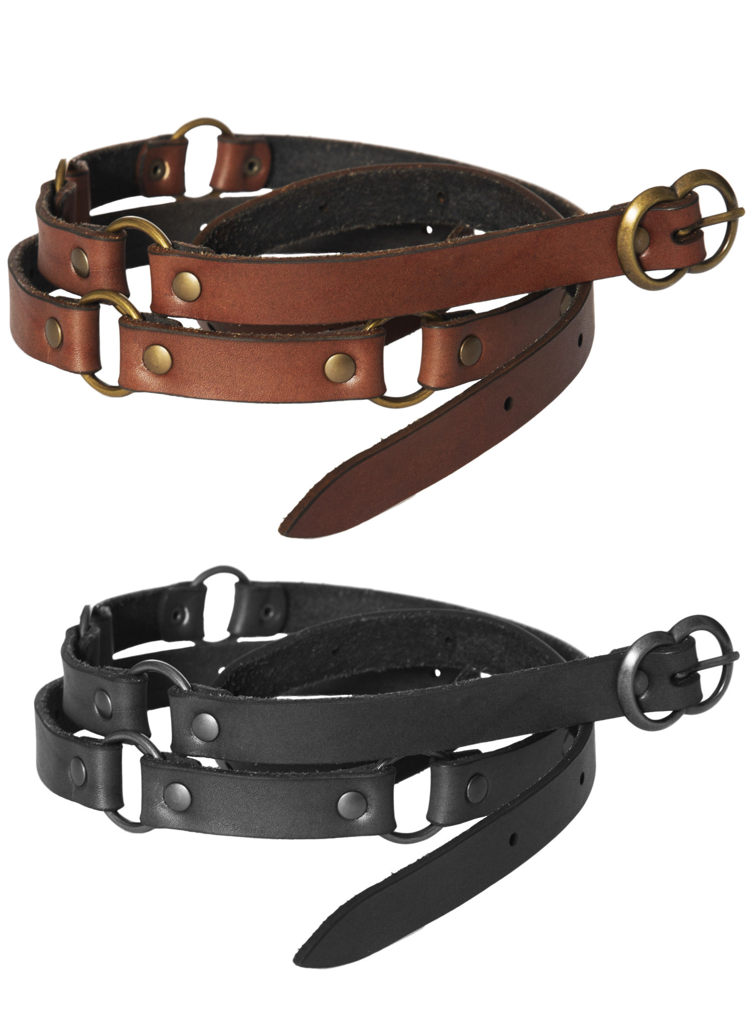 Mittelalter Gürtel mit Ringen - Vogt