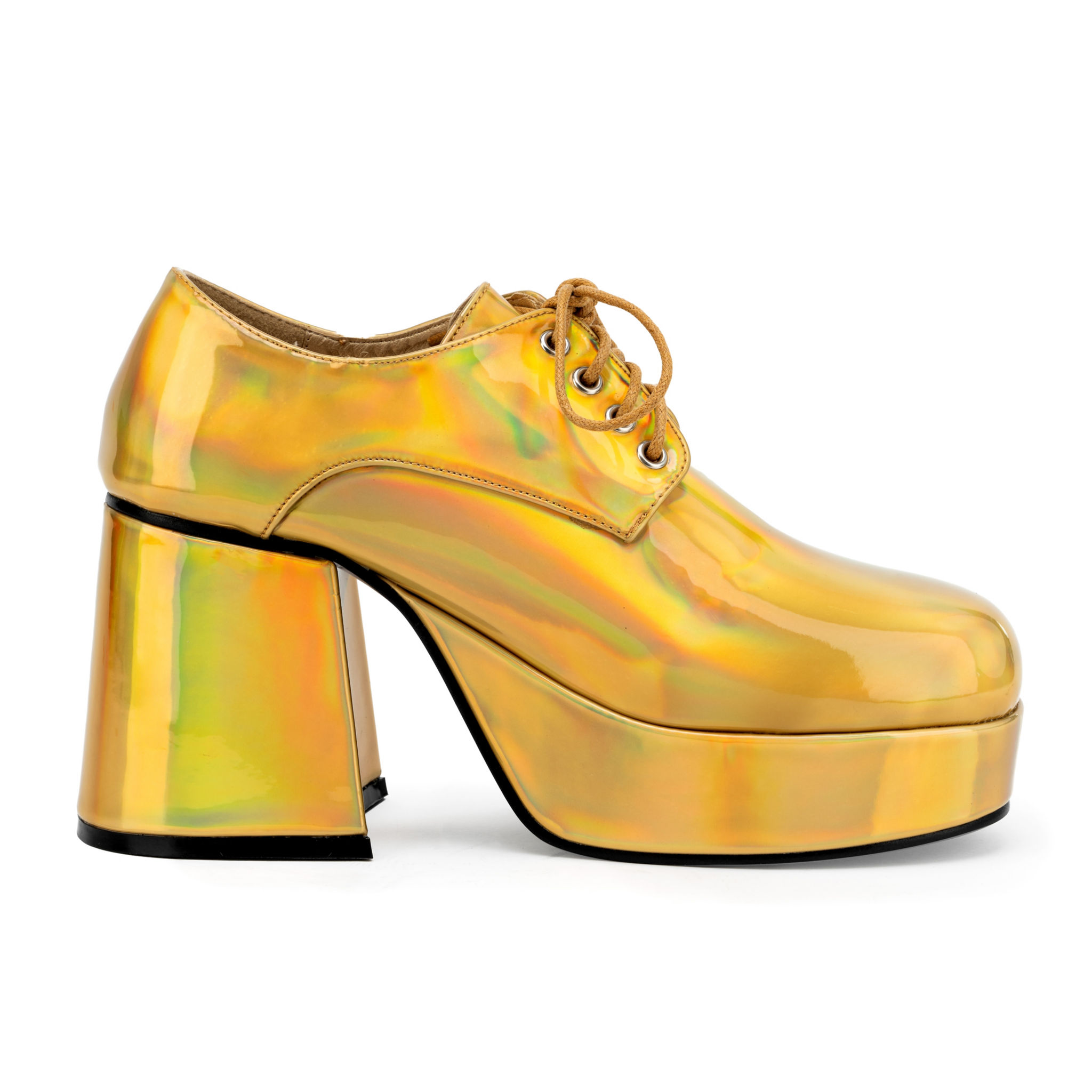 Plateauschuhe Herren gold