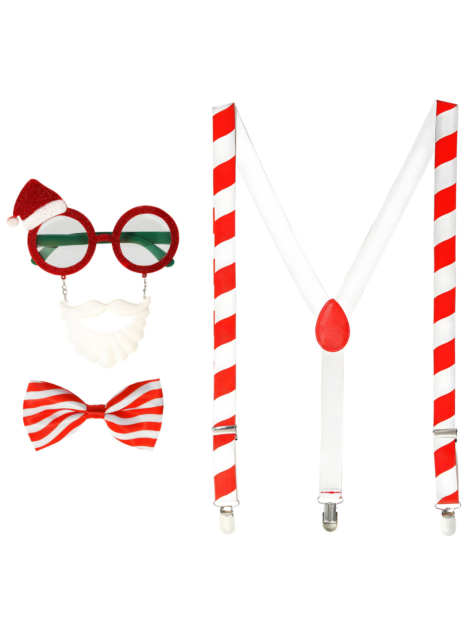Kerstman-accessoireset, 3-delig