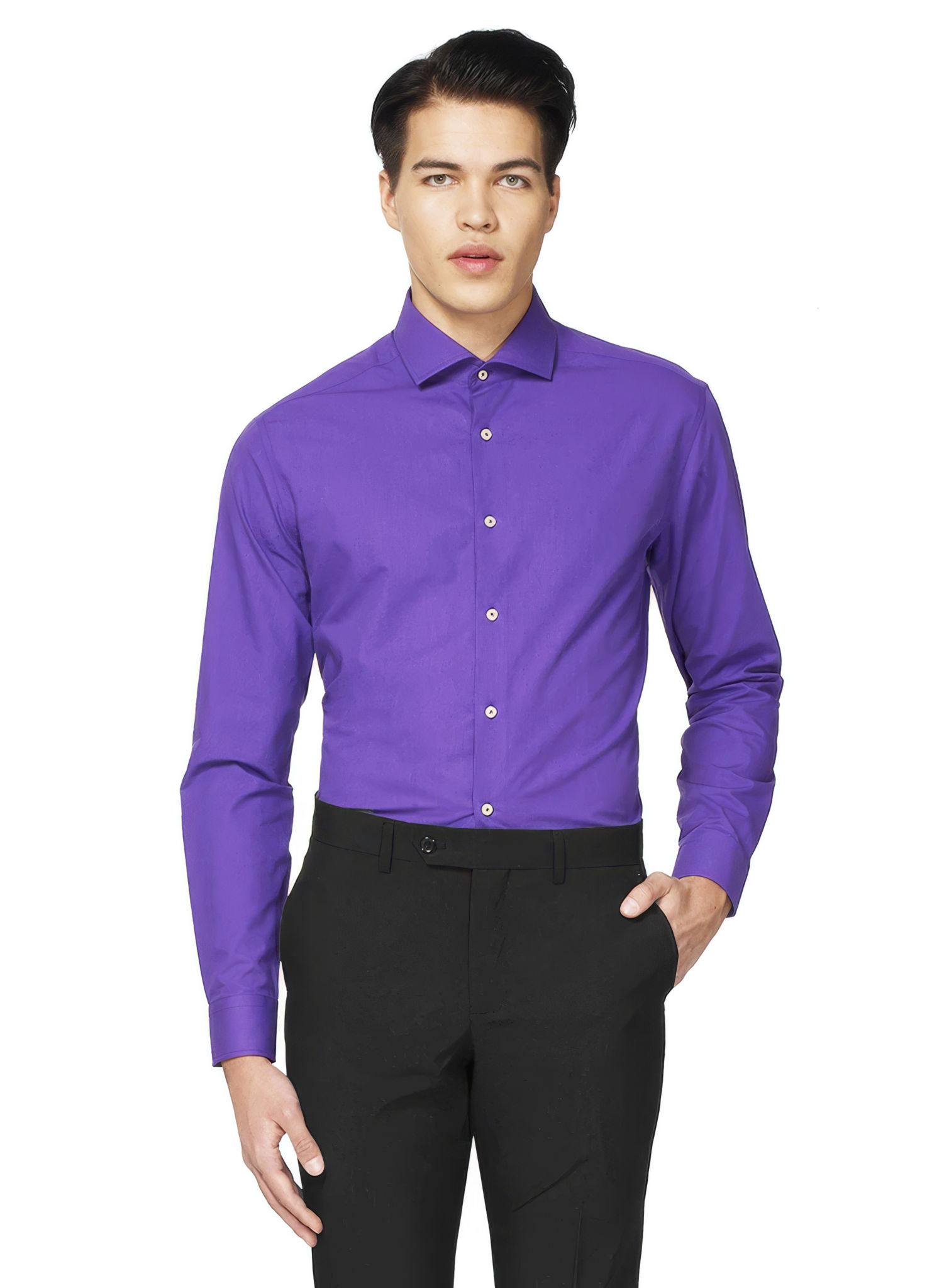 OppoSuits Purple Prince Hemd