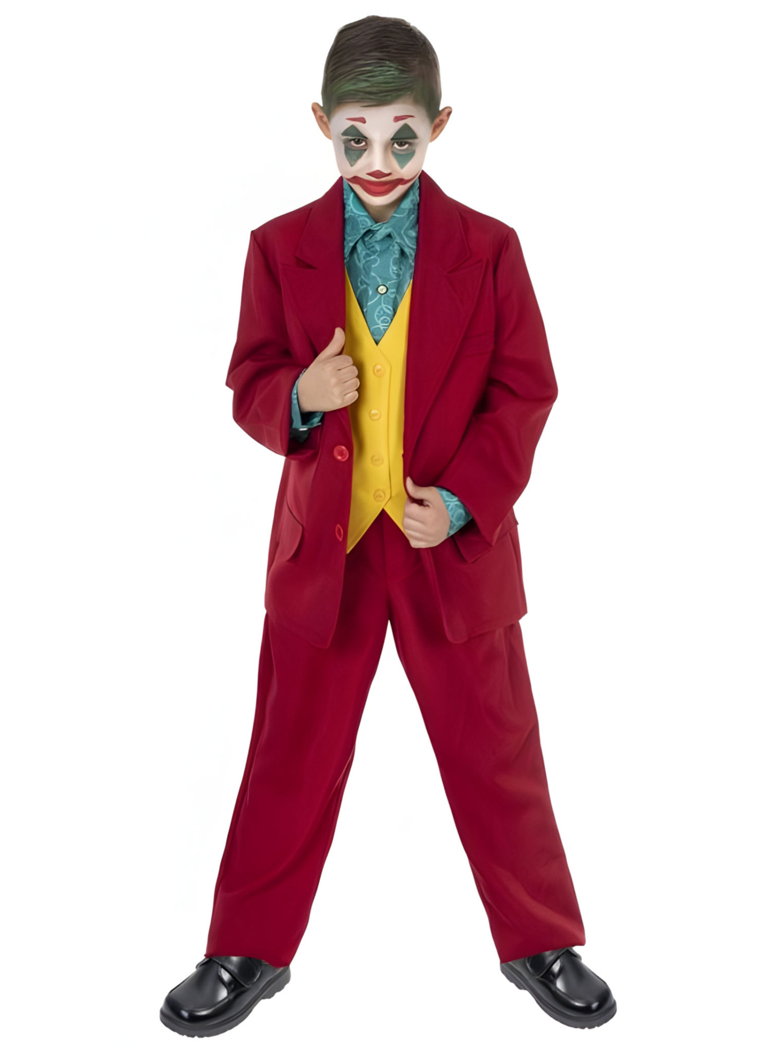 Crazy Clown Jr.-kostuum voor kinderen
