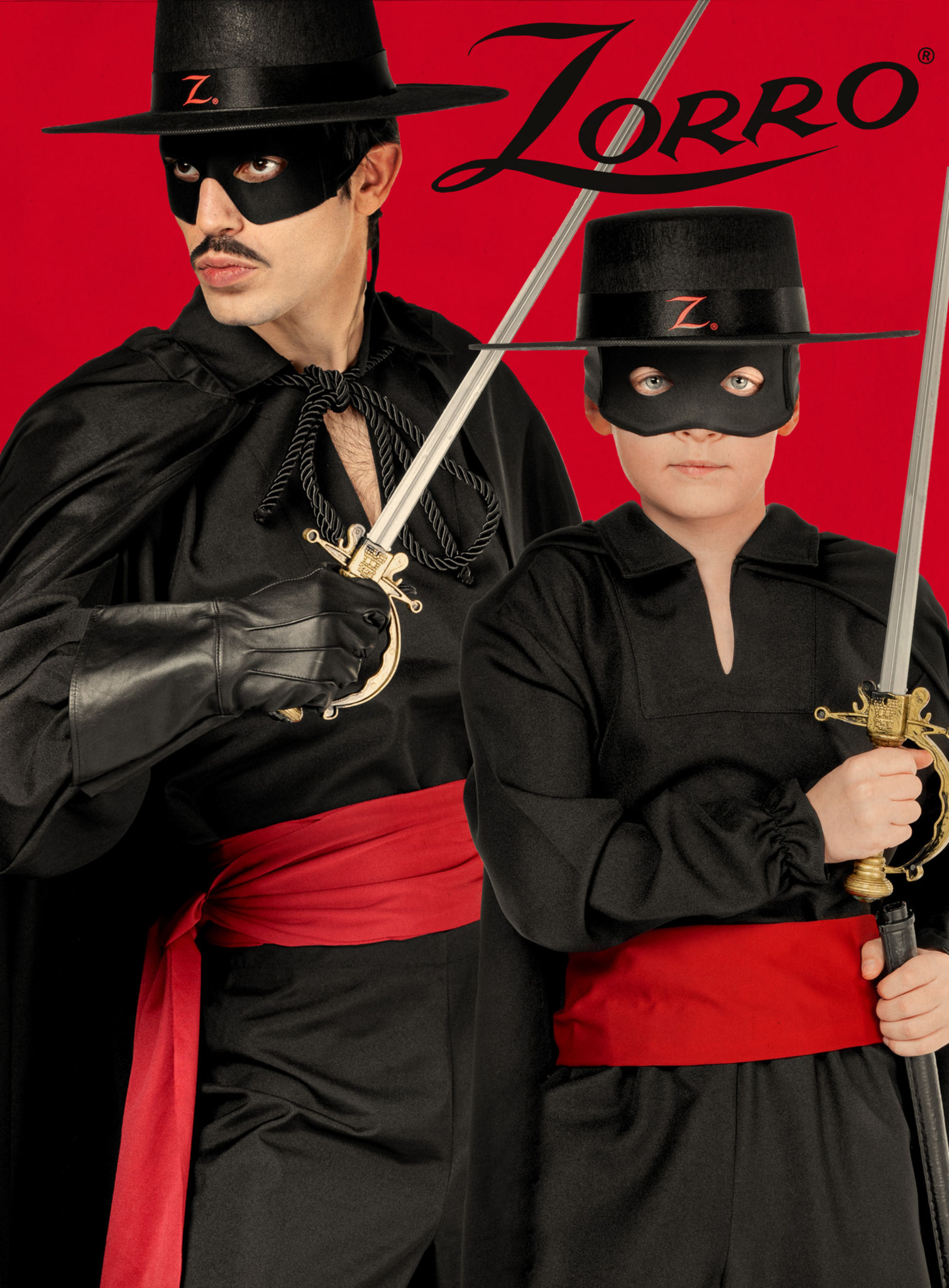 Zorro - Kostüm für Kinder