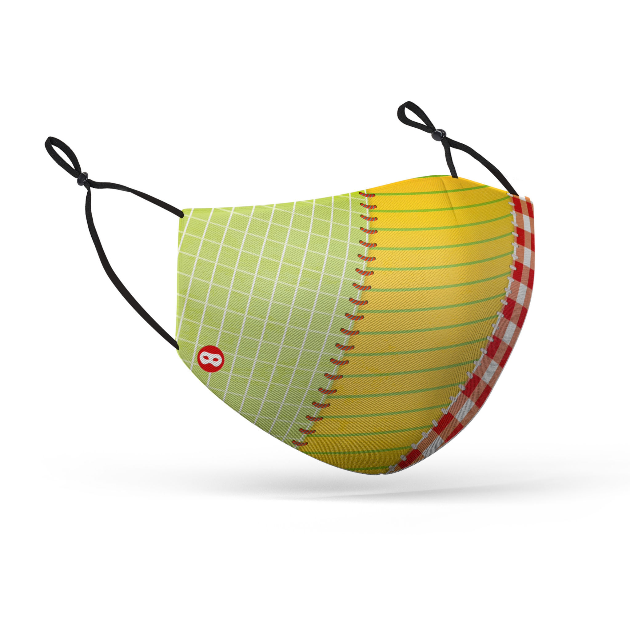 Stoffmaske für Kinder Patchwork Flickenstrumpf