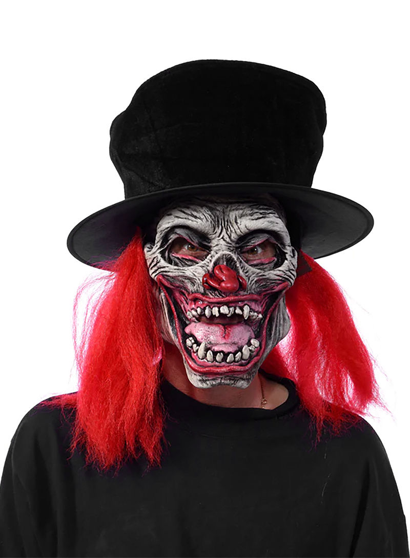 Schwarzer Voodoo Clown Maske
