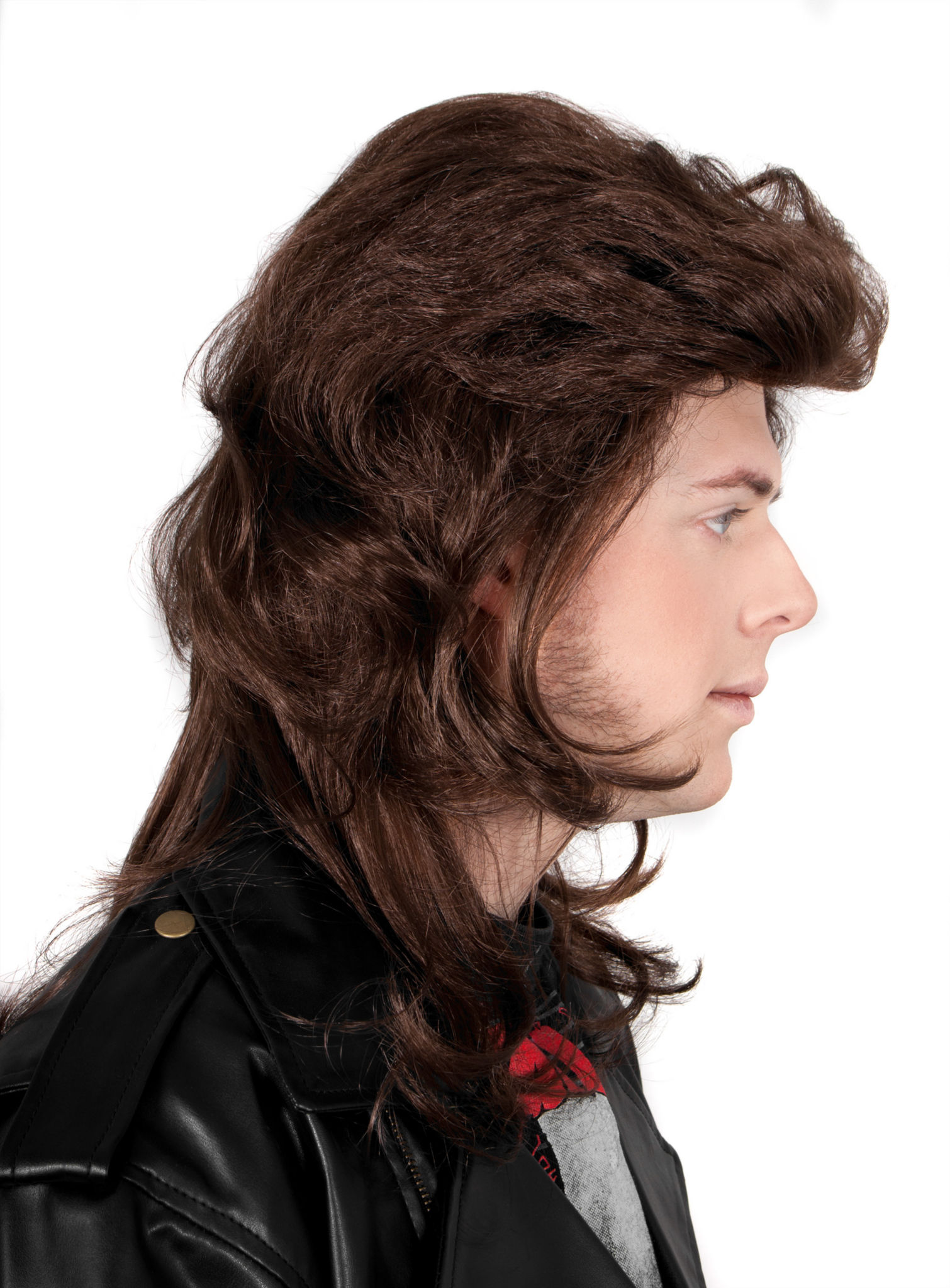 Rocker Vokuhila Perücke