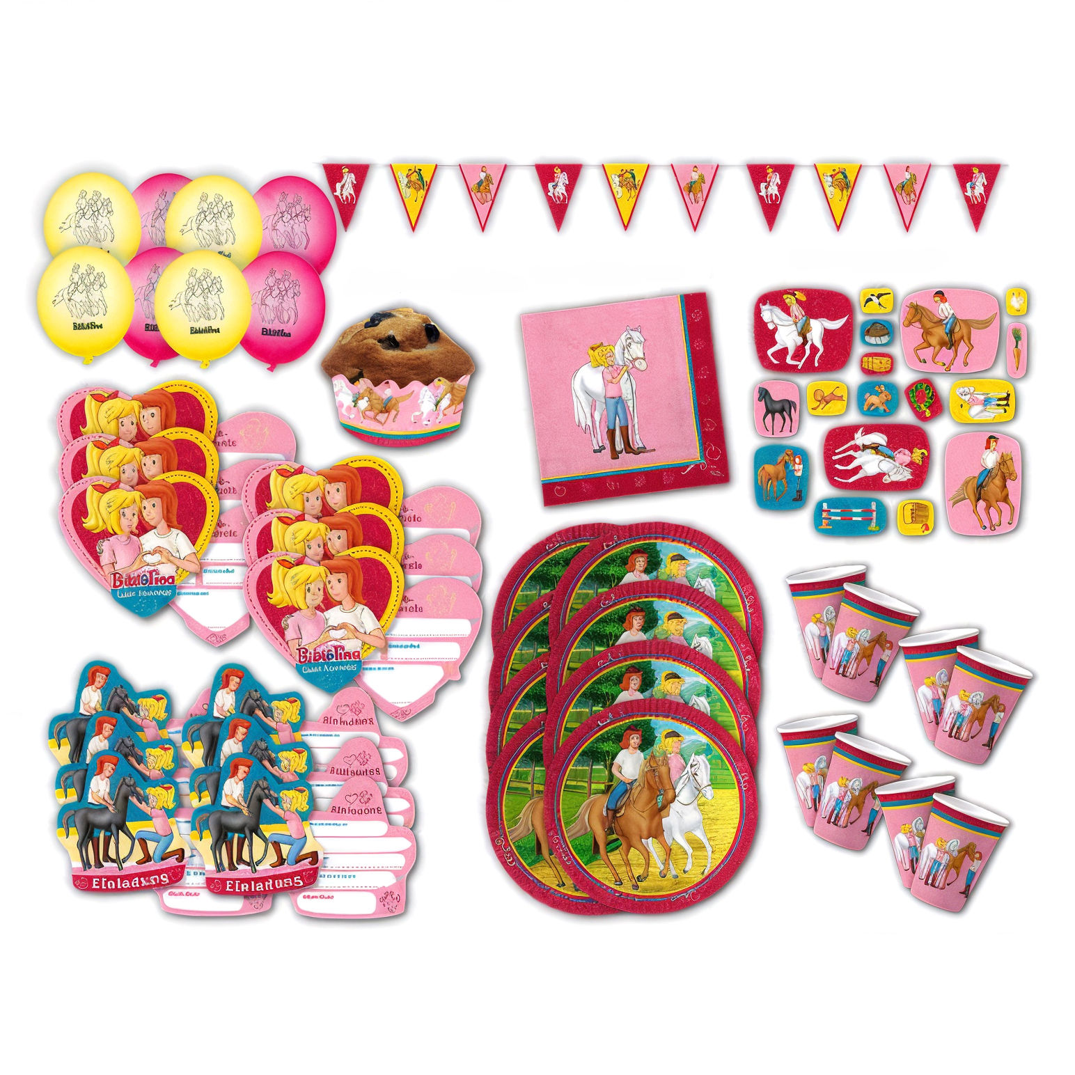 Bibi & Tina – Partybox, 117-teilig