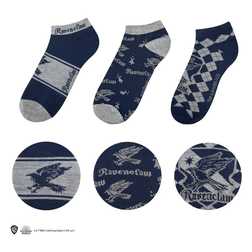 Harry Potter - Knöchelsocken 3er-Pack Ravenclaw