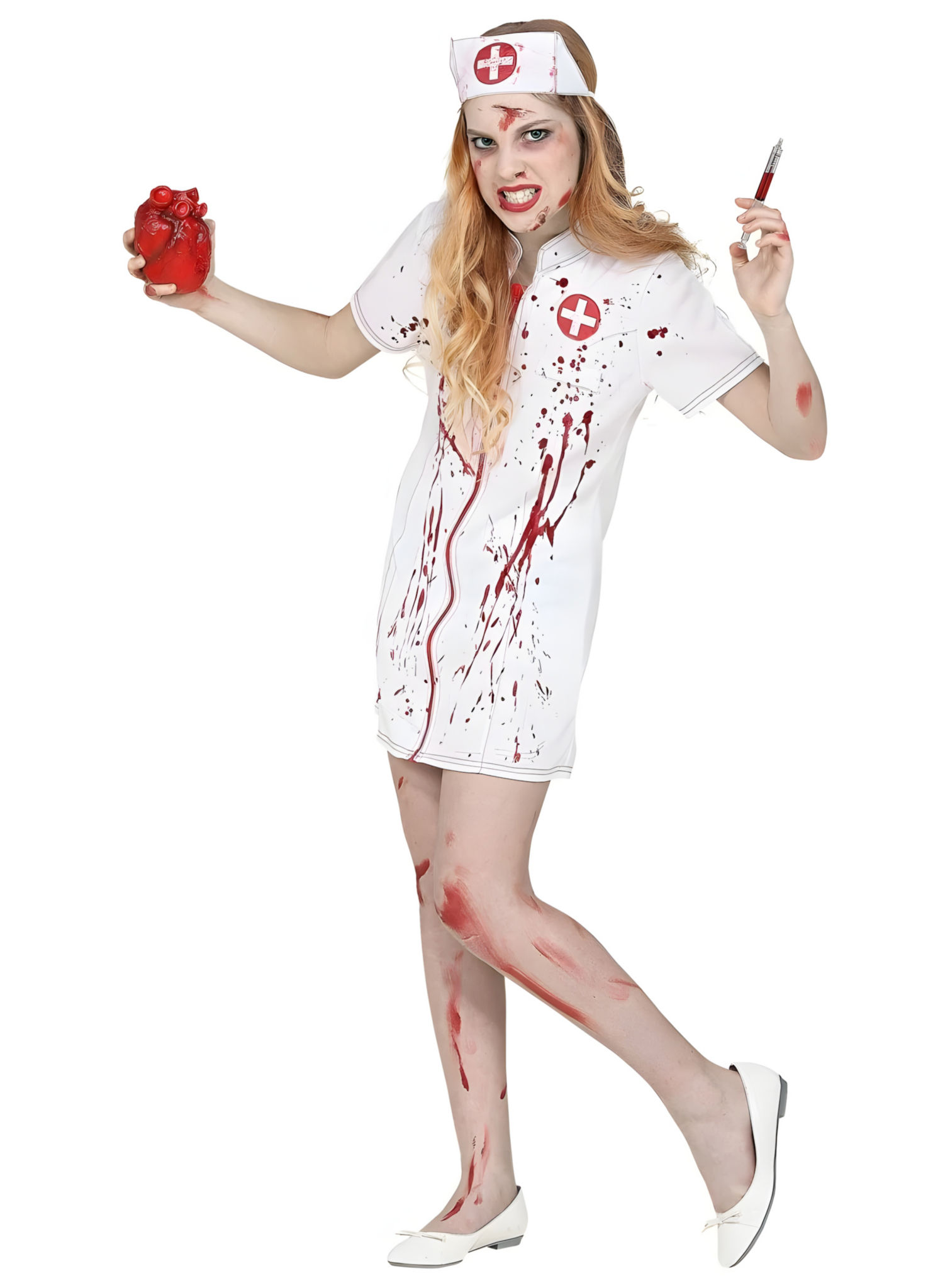 Zombie Krankenschwester Kostüm für Kinder