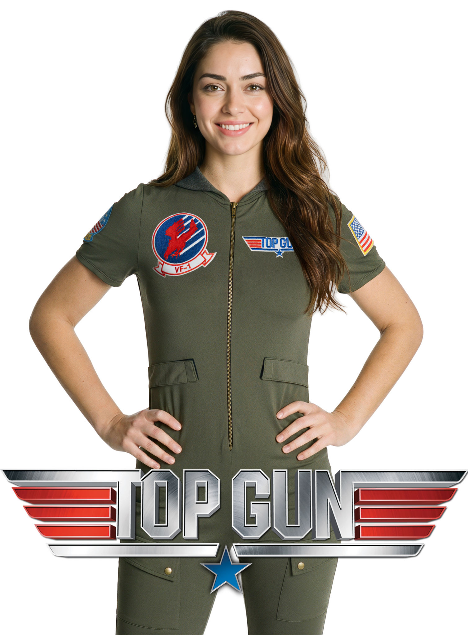 Top Gun Kostüm Catsuit