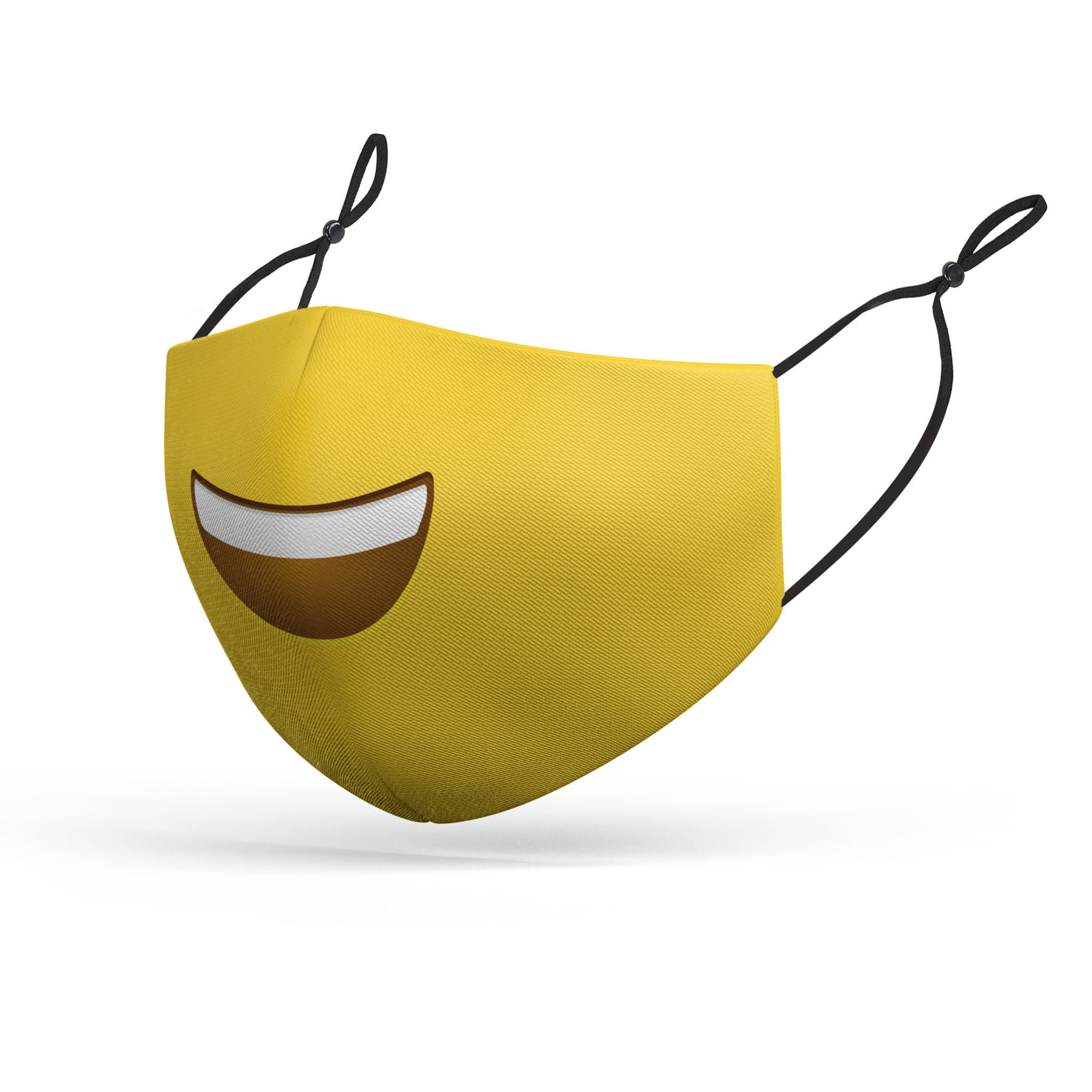 Stoffmaske Smiley Emoji