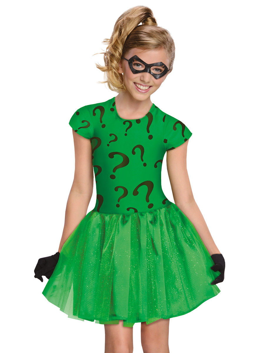 Batman The Riddler Kostümkleid für Mädchen