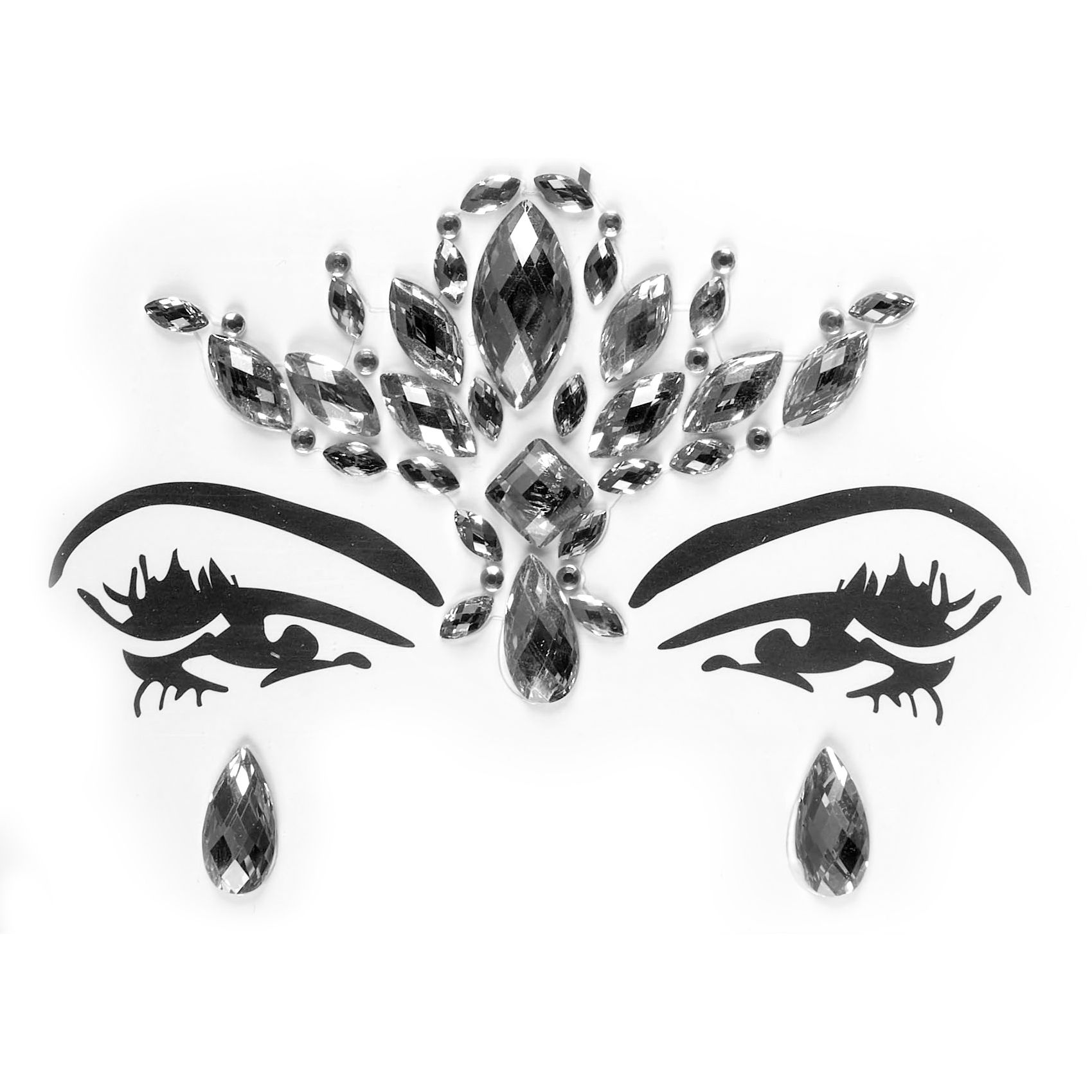 Glitterkroon Face Jewels