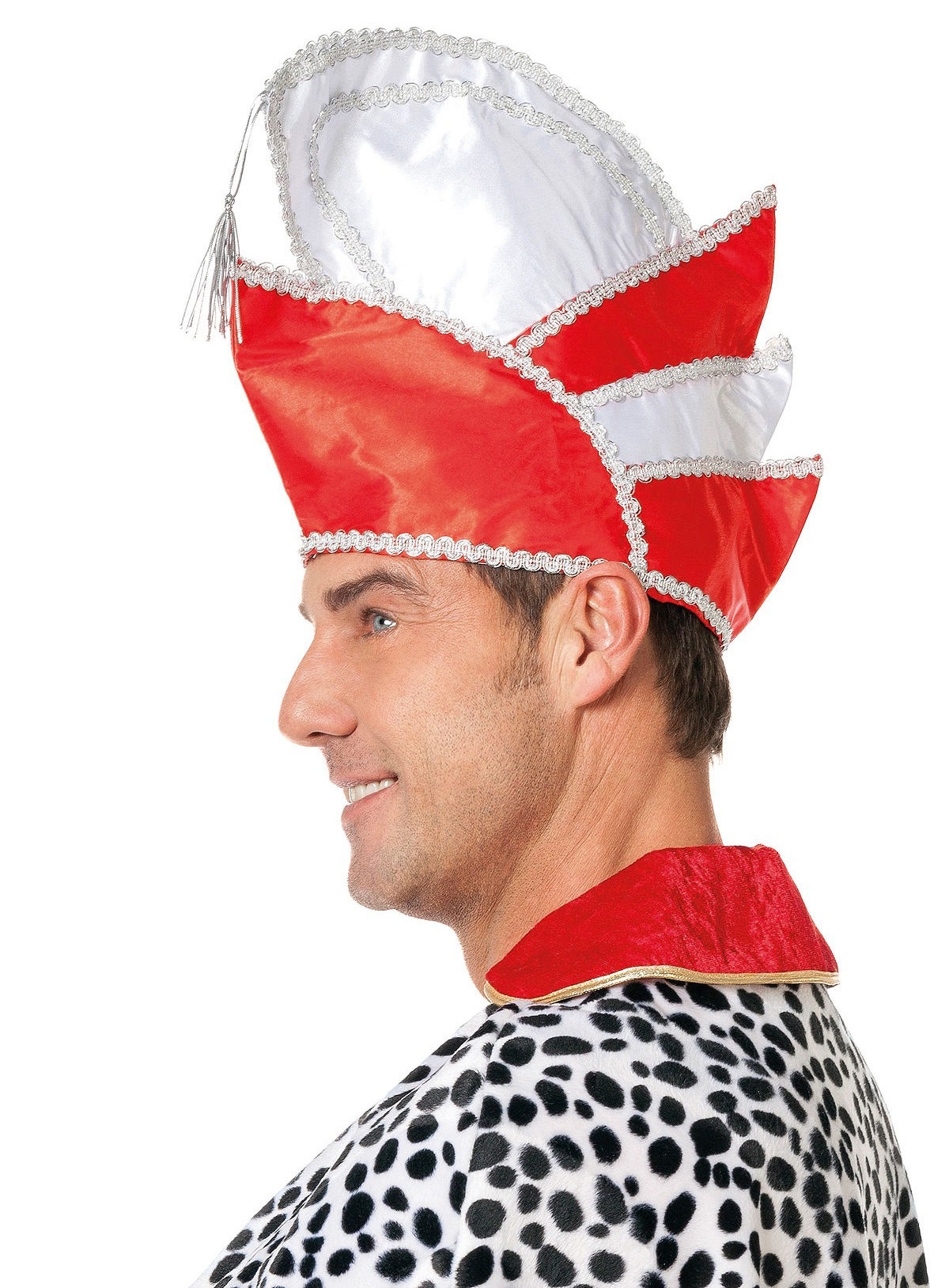 Muts Carnavalsprins rood-wit