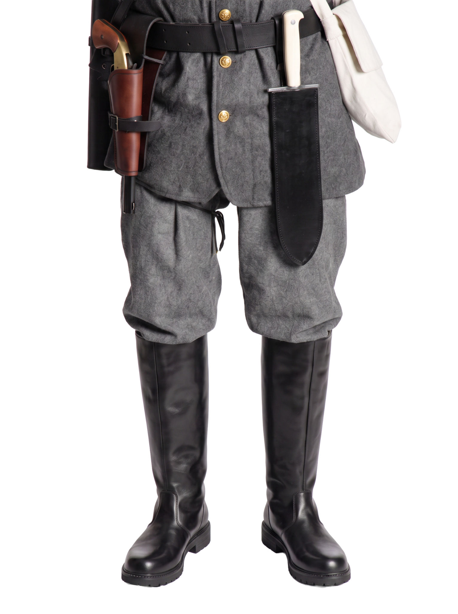 Offiziersstiefel schwarz