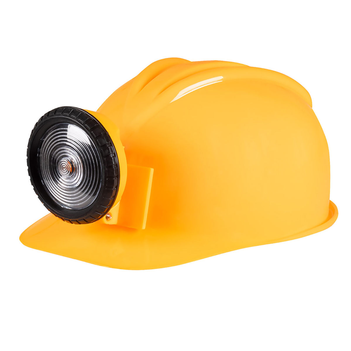 Bouwvakkerhelm met lamp