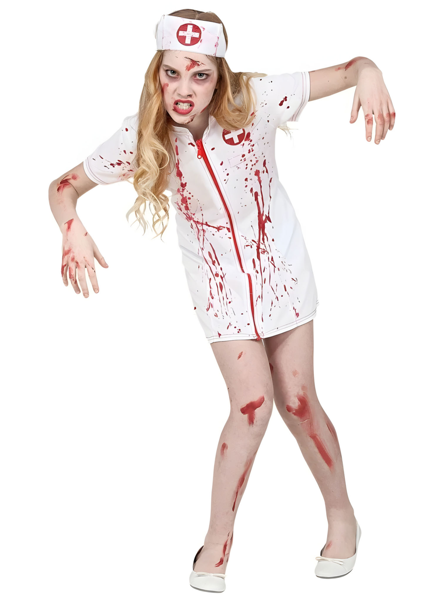 Zombie Krankenschwester Kostüm für Kinder