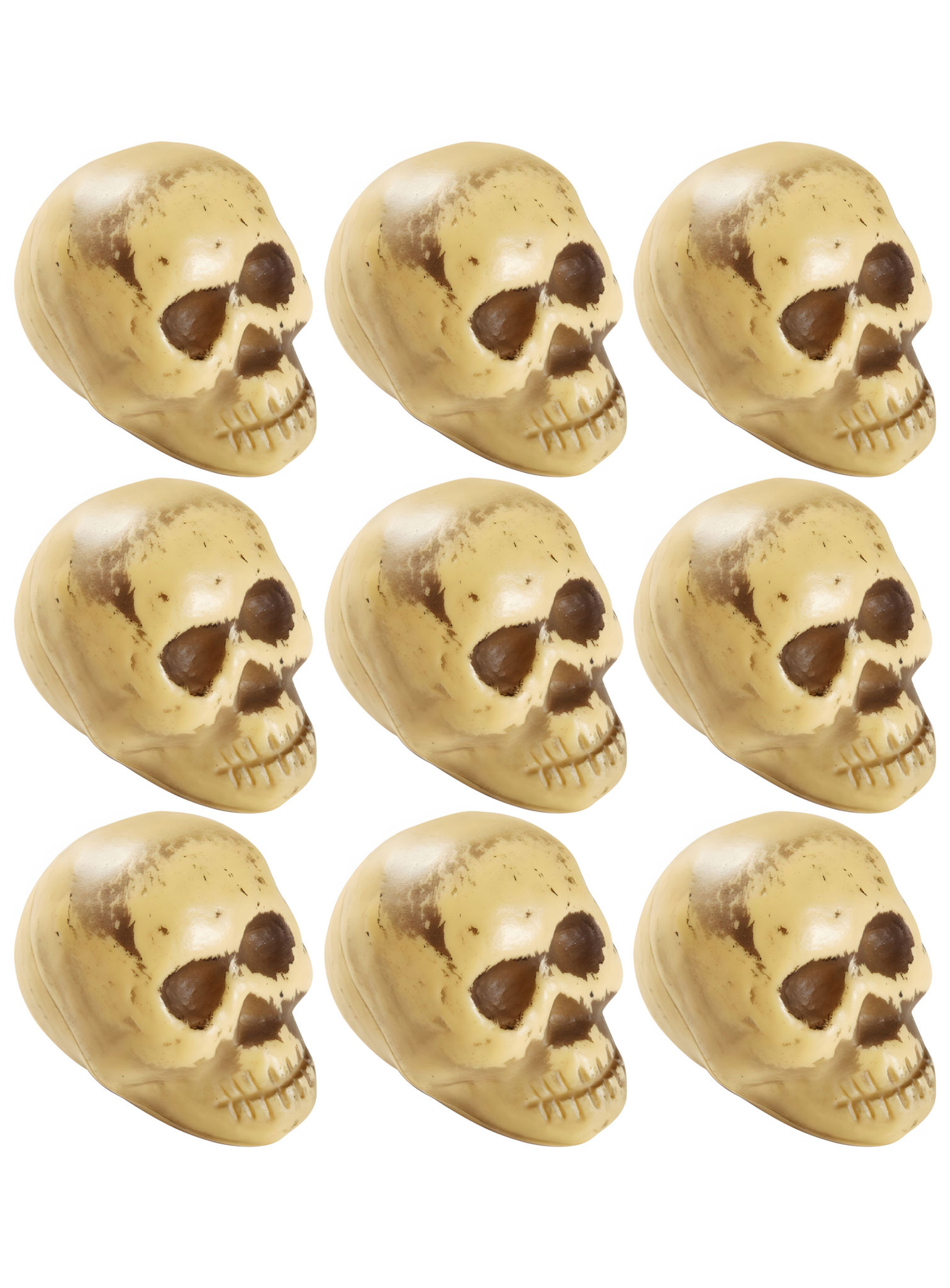 9 doodskoppen – Halloween-decoratie 5 cm
