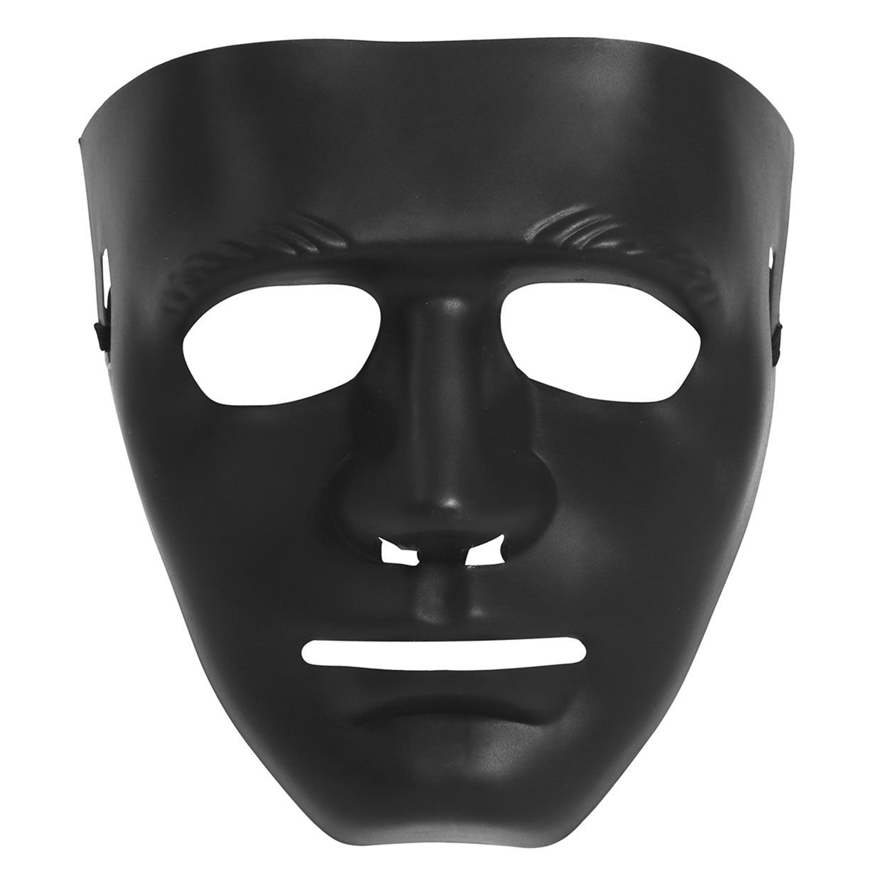Schwarzer Pantomime Halbmaske