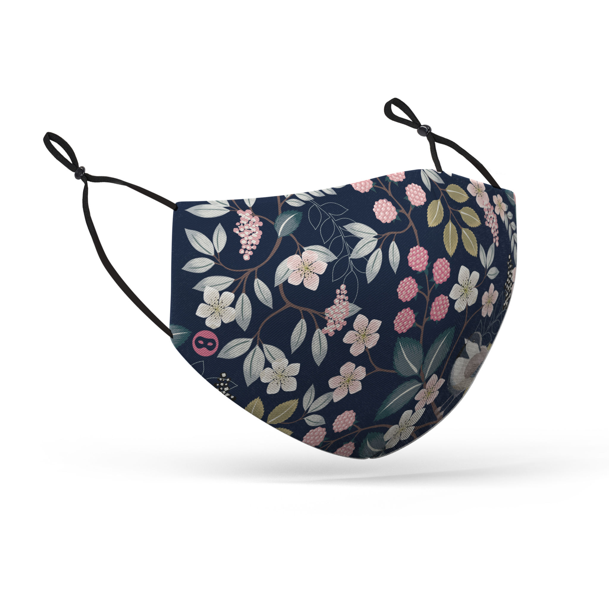 Stoffen masker bloemenpatroon