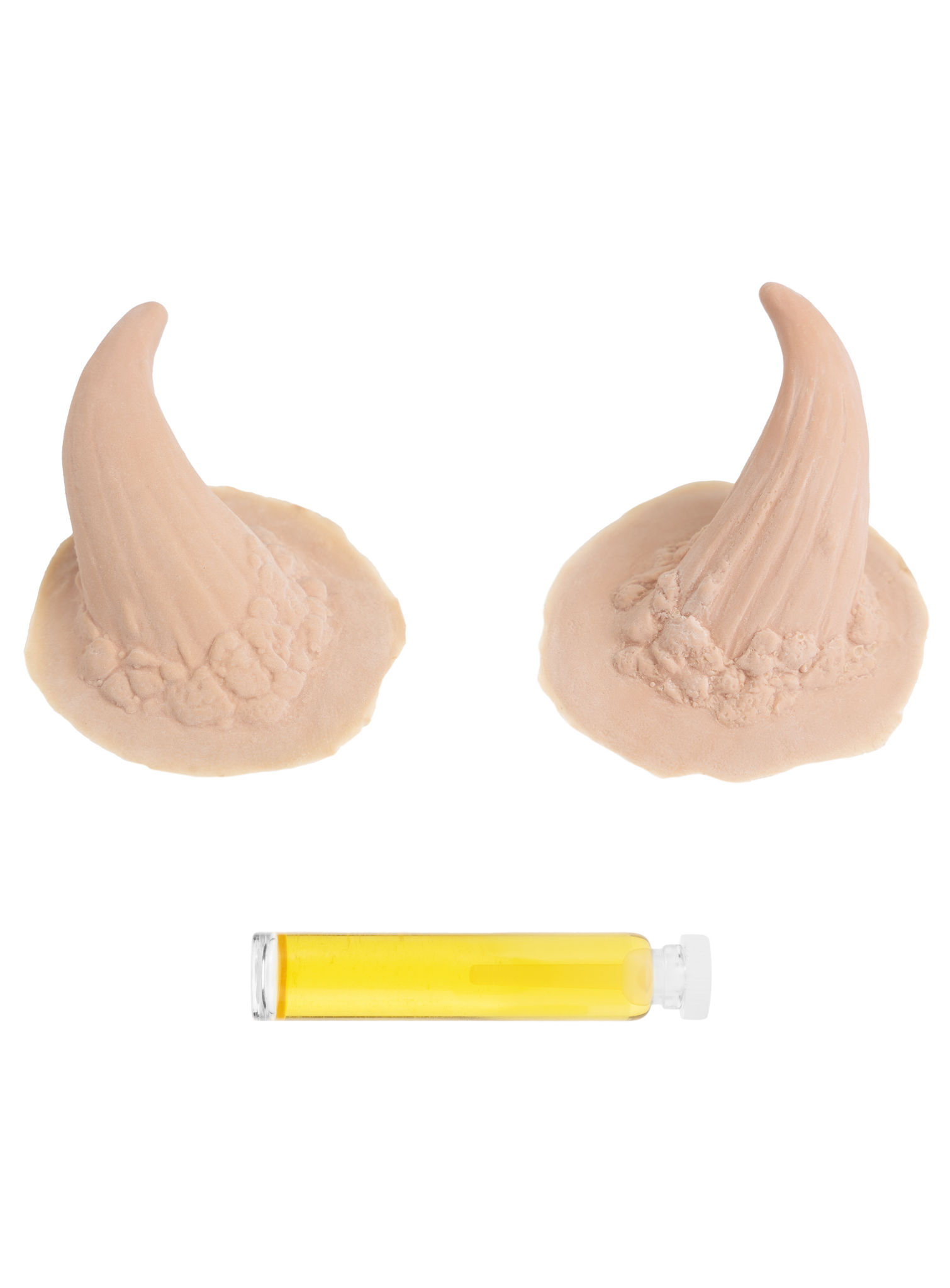 Latexhörner Dämon mit Mastix Hautkleber