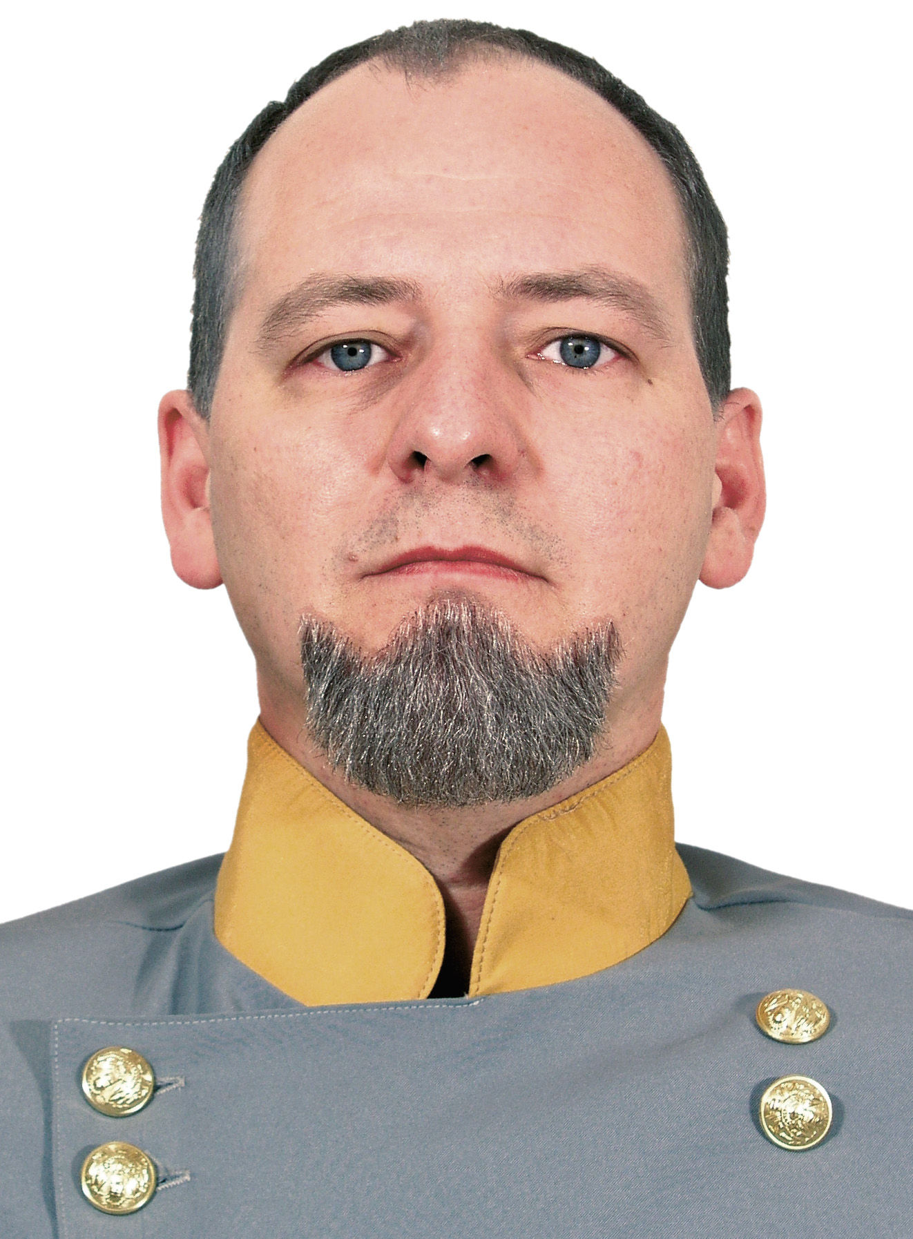 Kinnbart General mit Echthaar Anteil