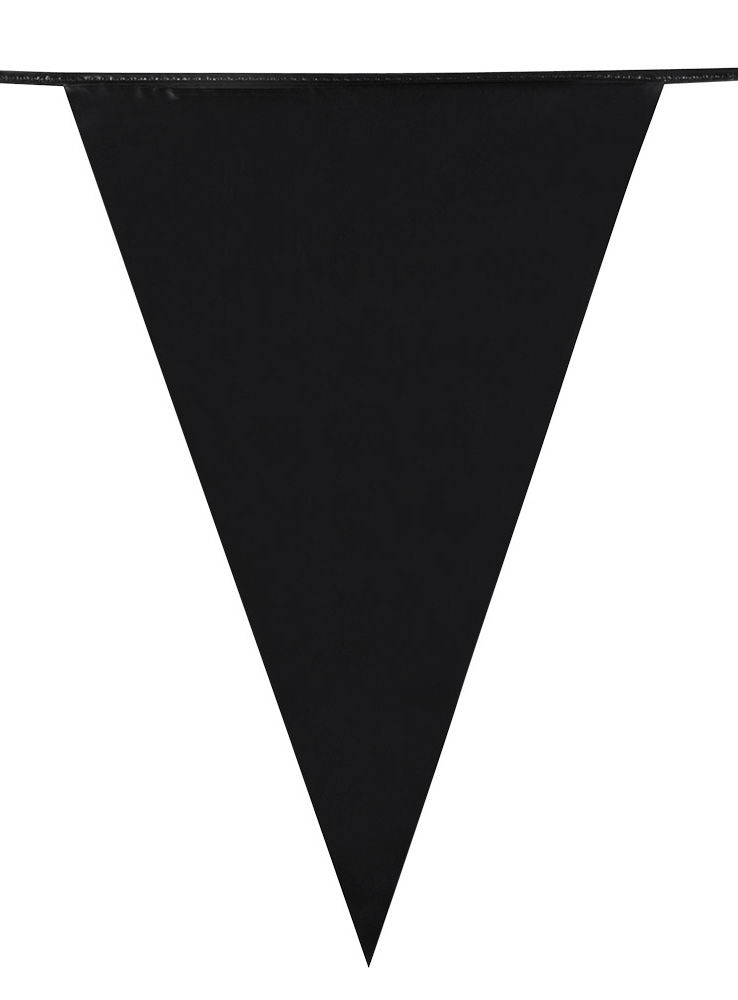 Zwarte vlaggenlijn 10 meter