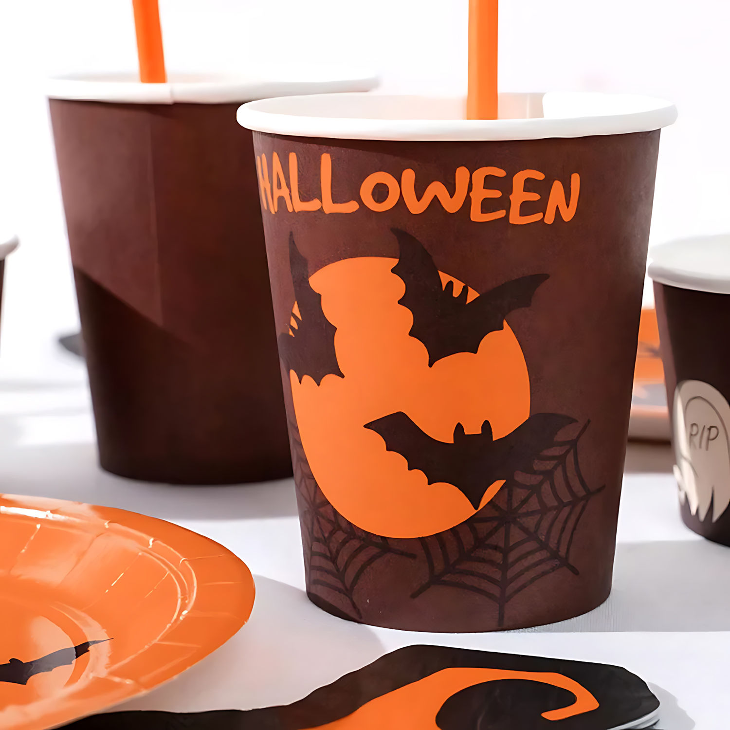 Halloween Party-Geschirr Set Basic 23-teilig