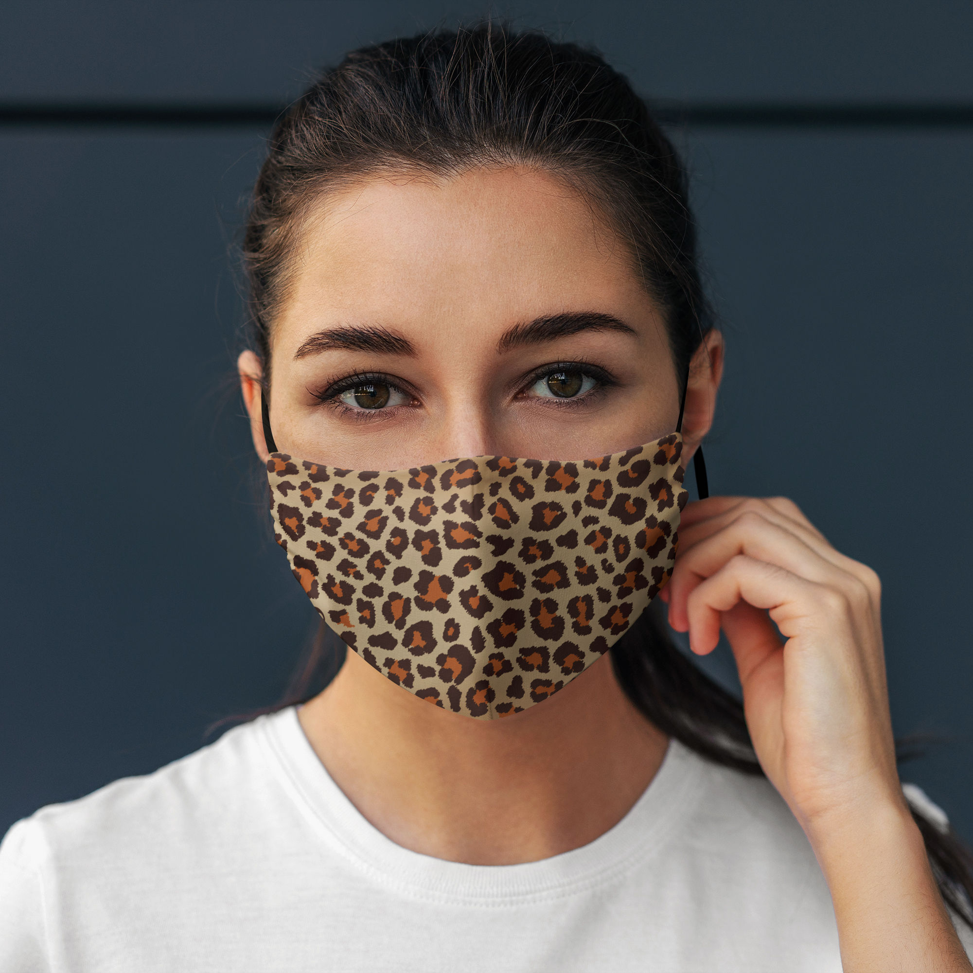 Stoffmaske Leopard