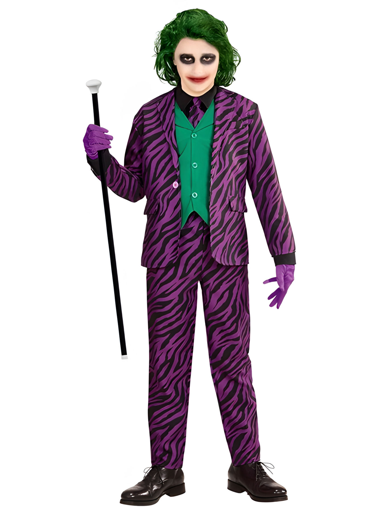 Bösewicht Joker Kostüm für Kinder