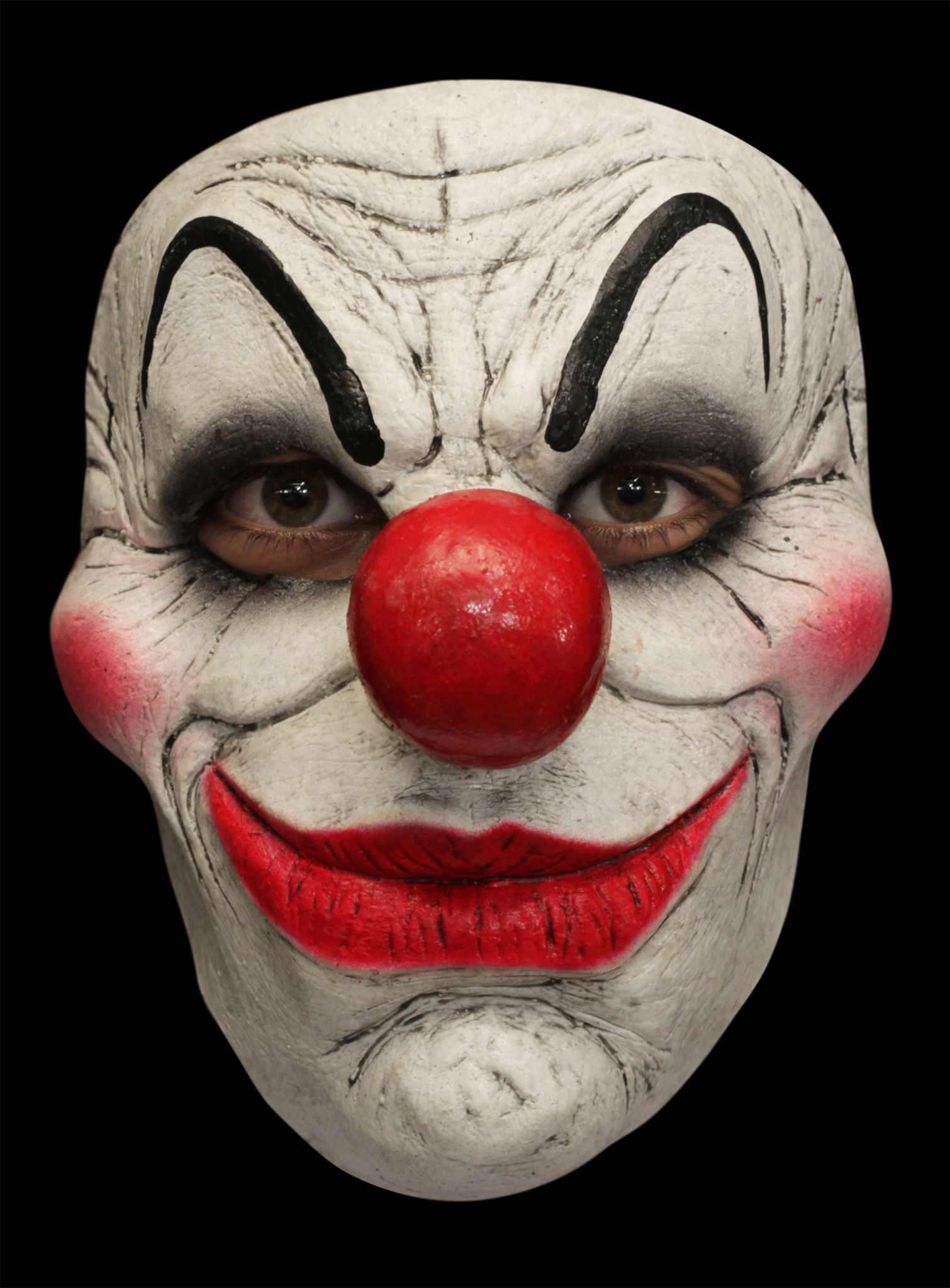 Wulstiger Clown Maske des Grauens